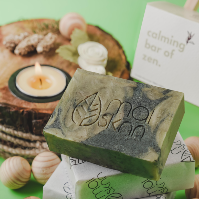 Calming Bar of Zen | Minty Green Tea Soap