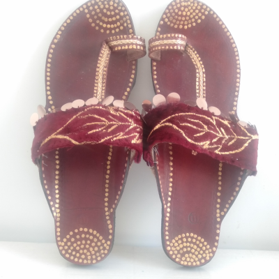 Hand crafted Kolhapuri footwear