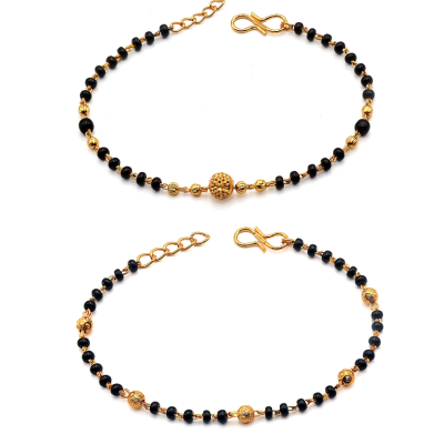 JHB Gold Plated Hand Bracelet 2 Pisces Combo