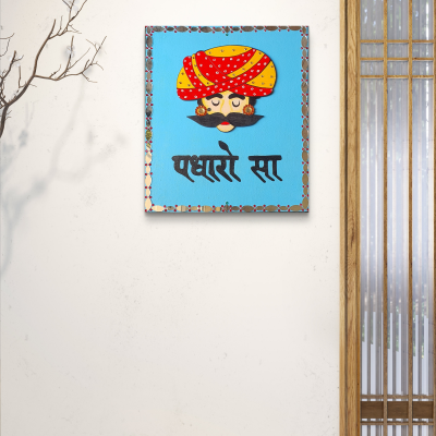 Rajasthani Men welcome Board