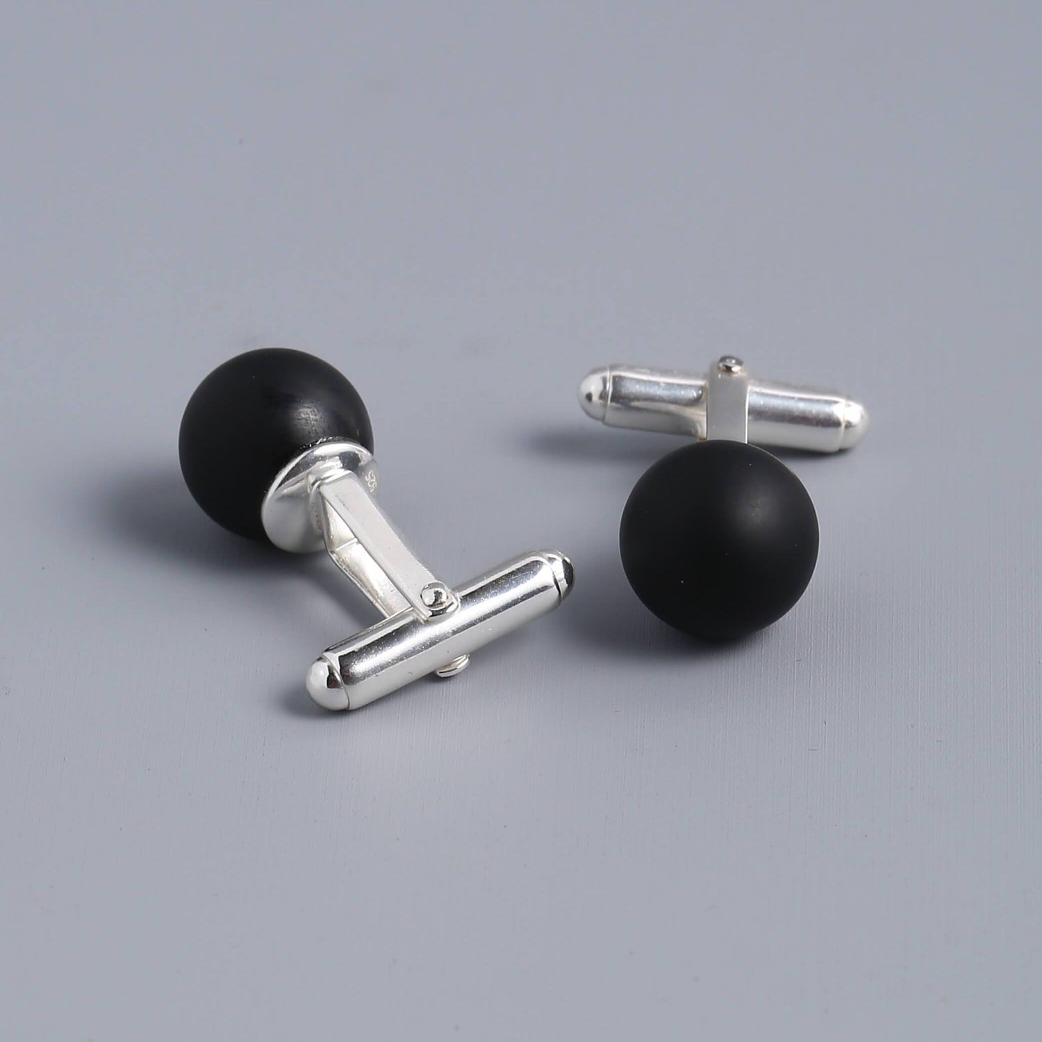 Onyx Cufflinks For Him