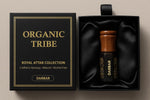 Organic Tribe Darbar Attar – 100% natural, alcohol-free perfume oil handcrafted in Kannauj, India. Pure chemical-free attar with warm, woody, and floral notes inspired by royal Indian heritage. Luxury Ayurvedic fragrance exported to Saudi Arabia and Middle Eastern countries.