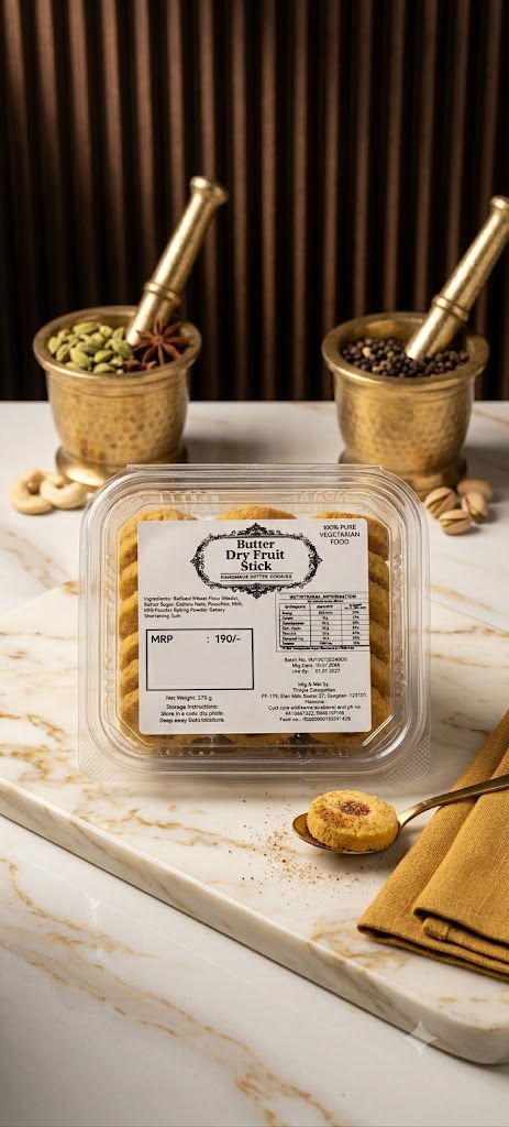 Butter dry fruit stick