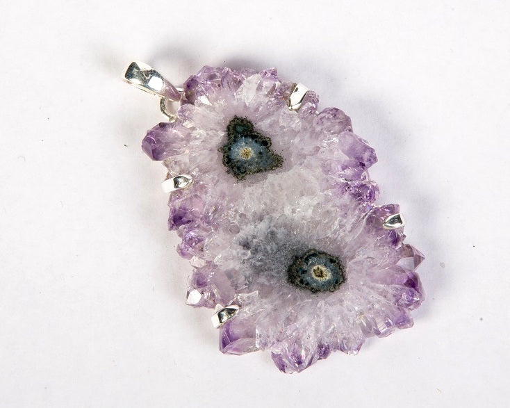 Amethyst Flower Pendant