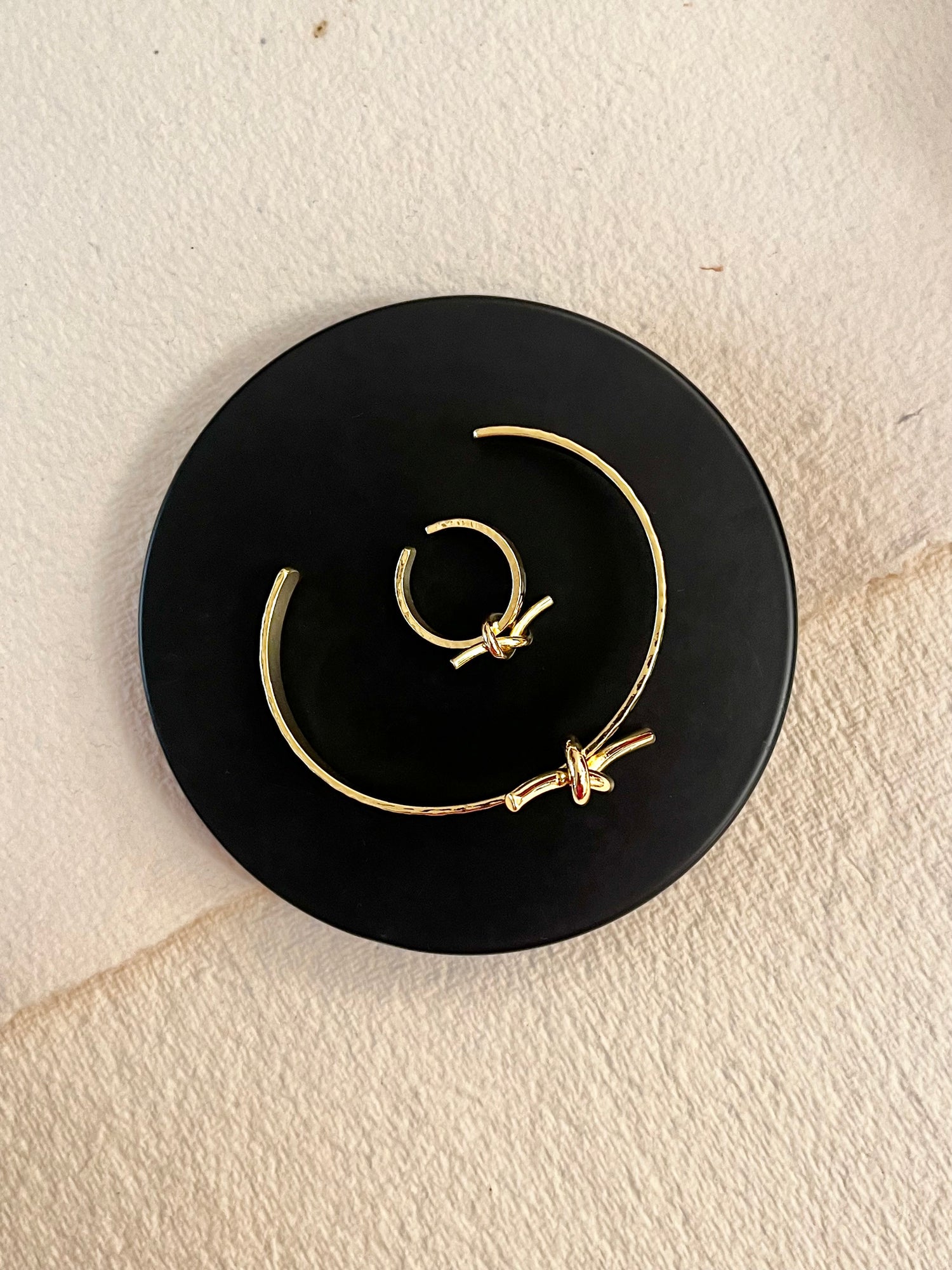 Knot Bracelet & Ring Combo