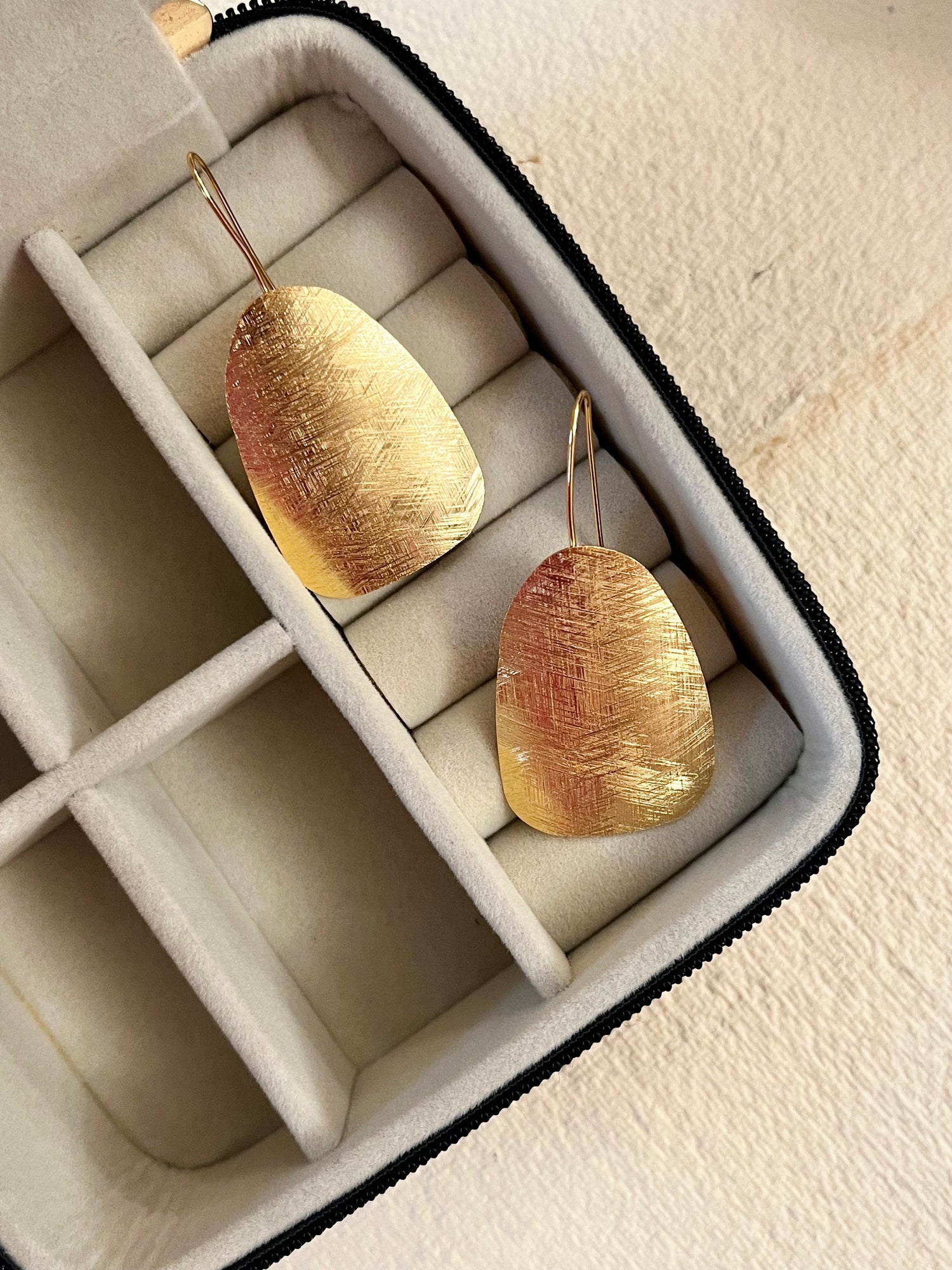 Lightweight Brass Earrings