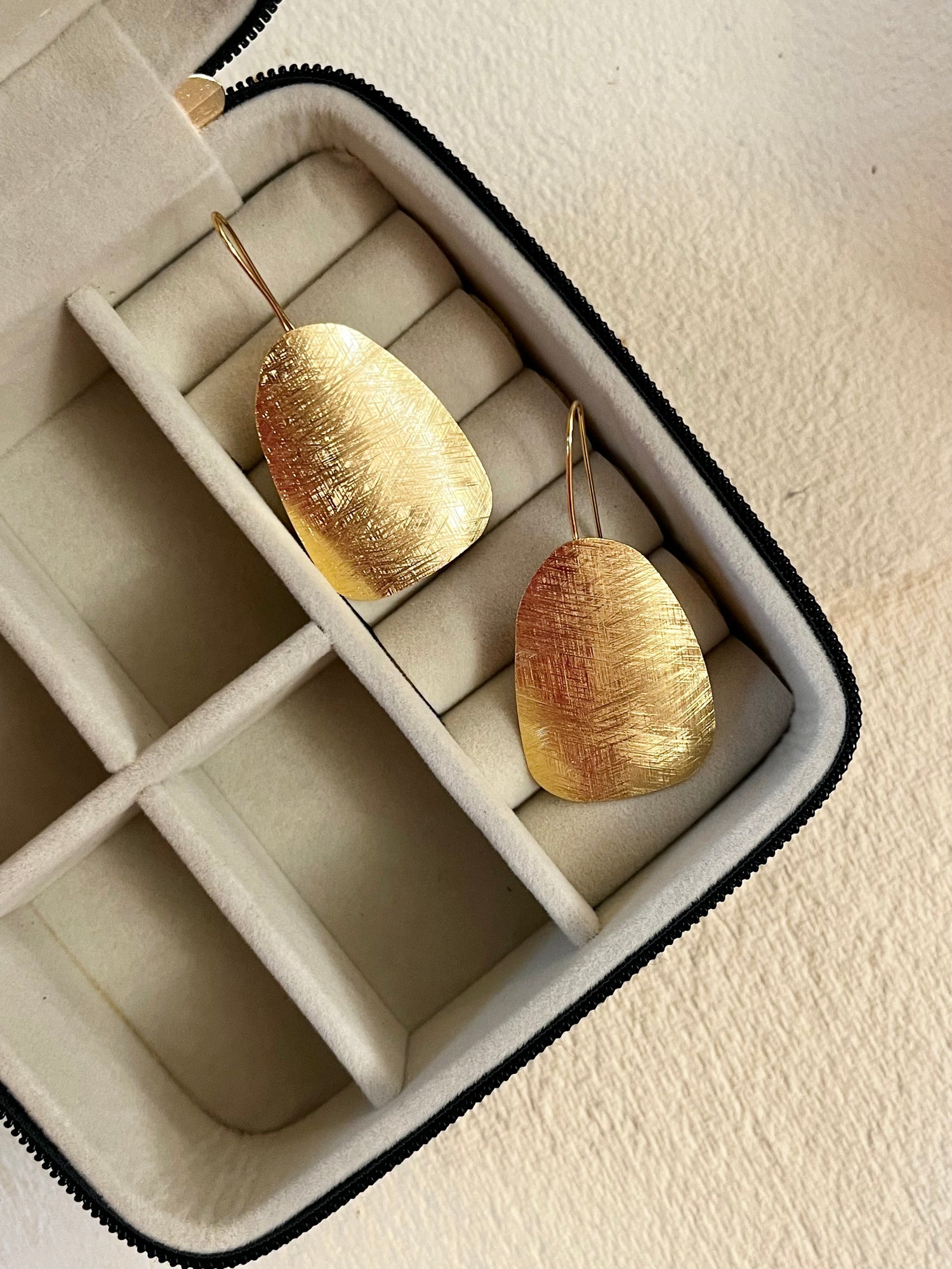 Lightweight Brass Earrings