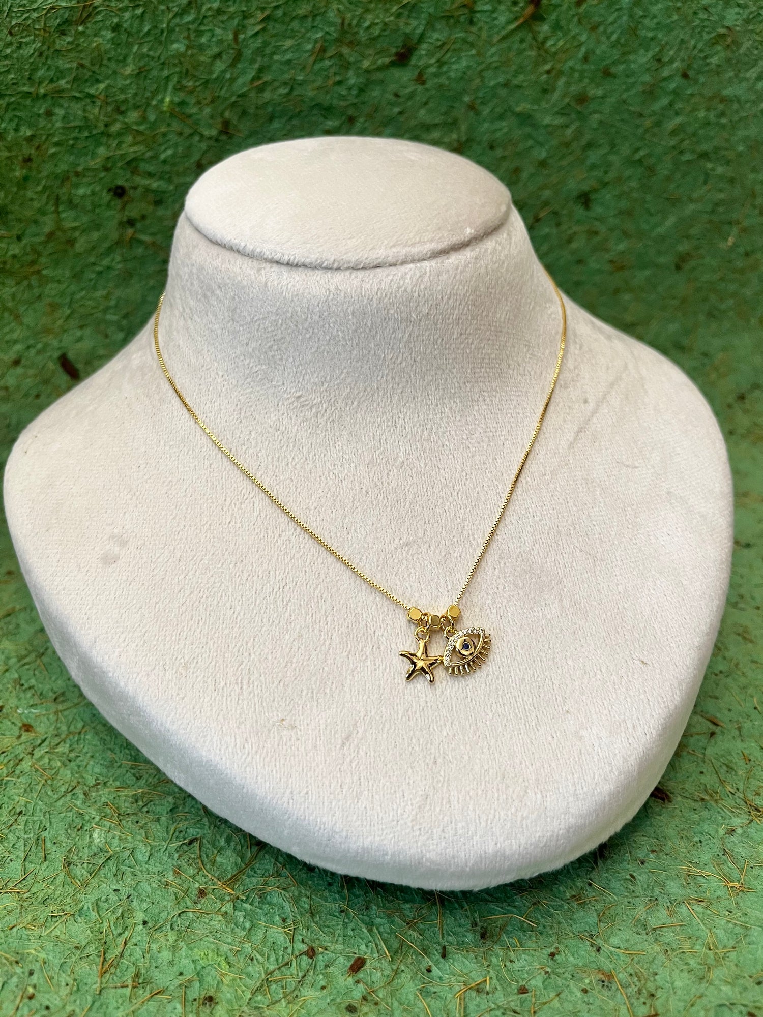 Evil Eye With Star Necklace