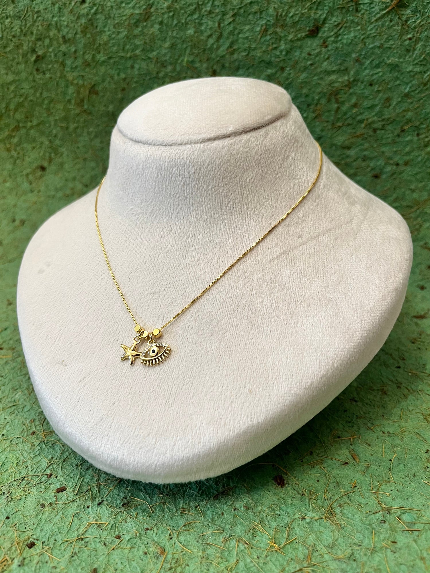 Evil Eye With Star Necklace