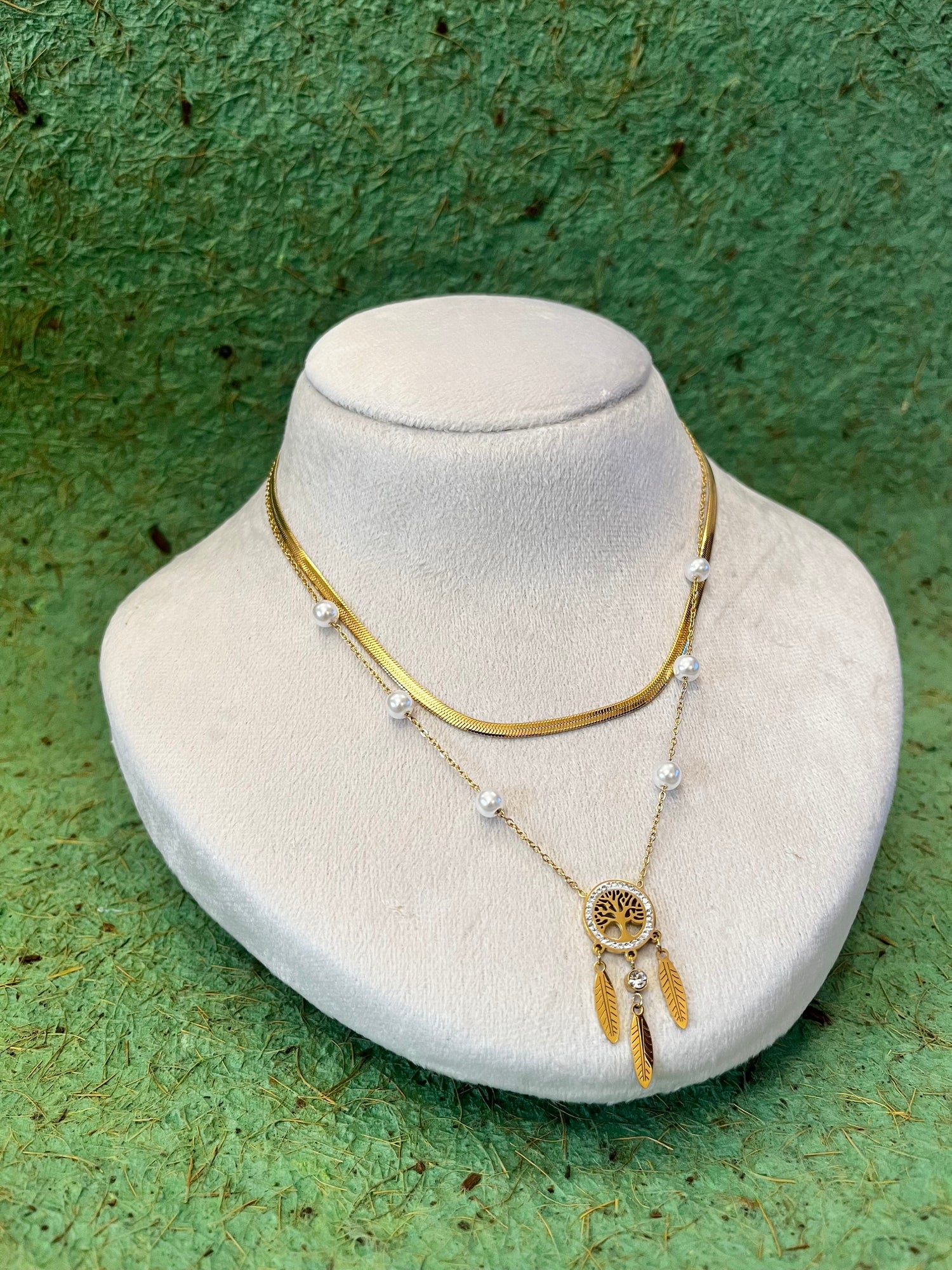 Tree of Life Double Layer Necklace