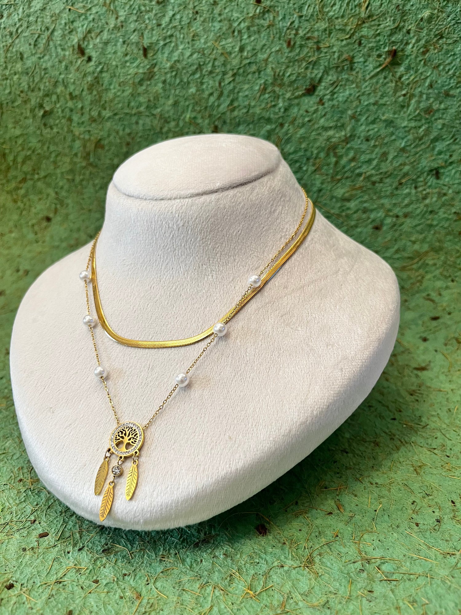 Tree of Life Double Layer Necklace