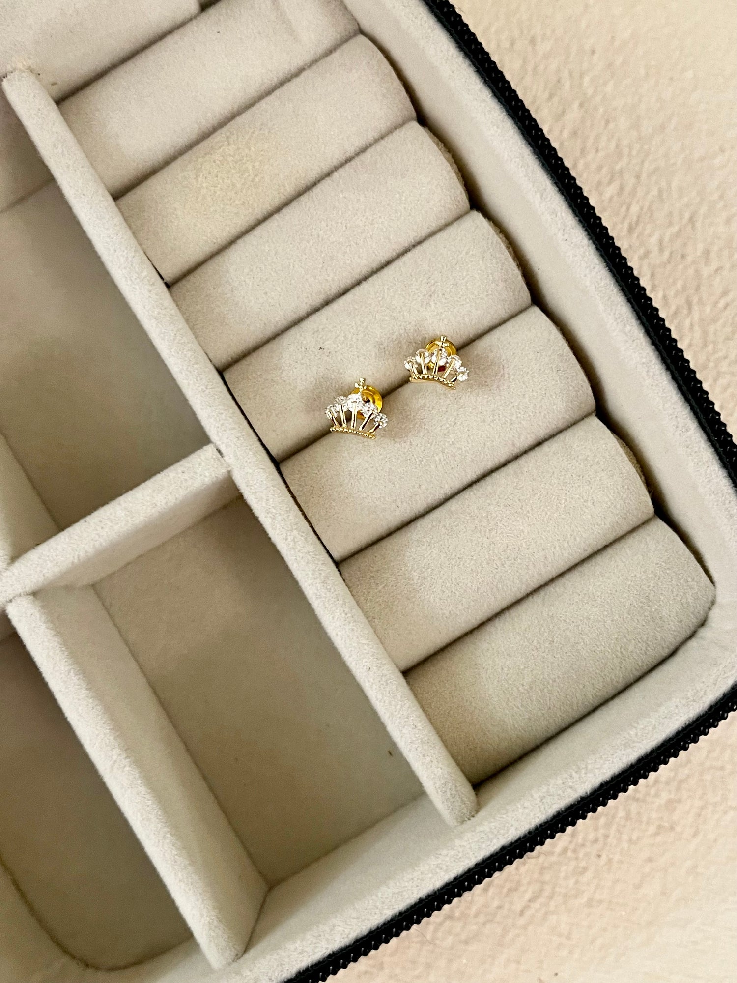 Princess Crown Studs