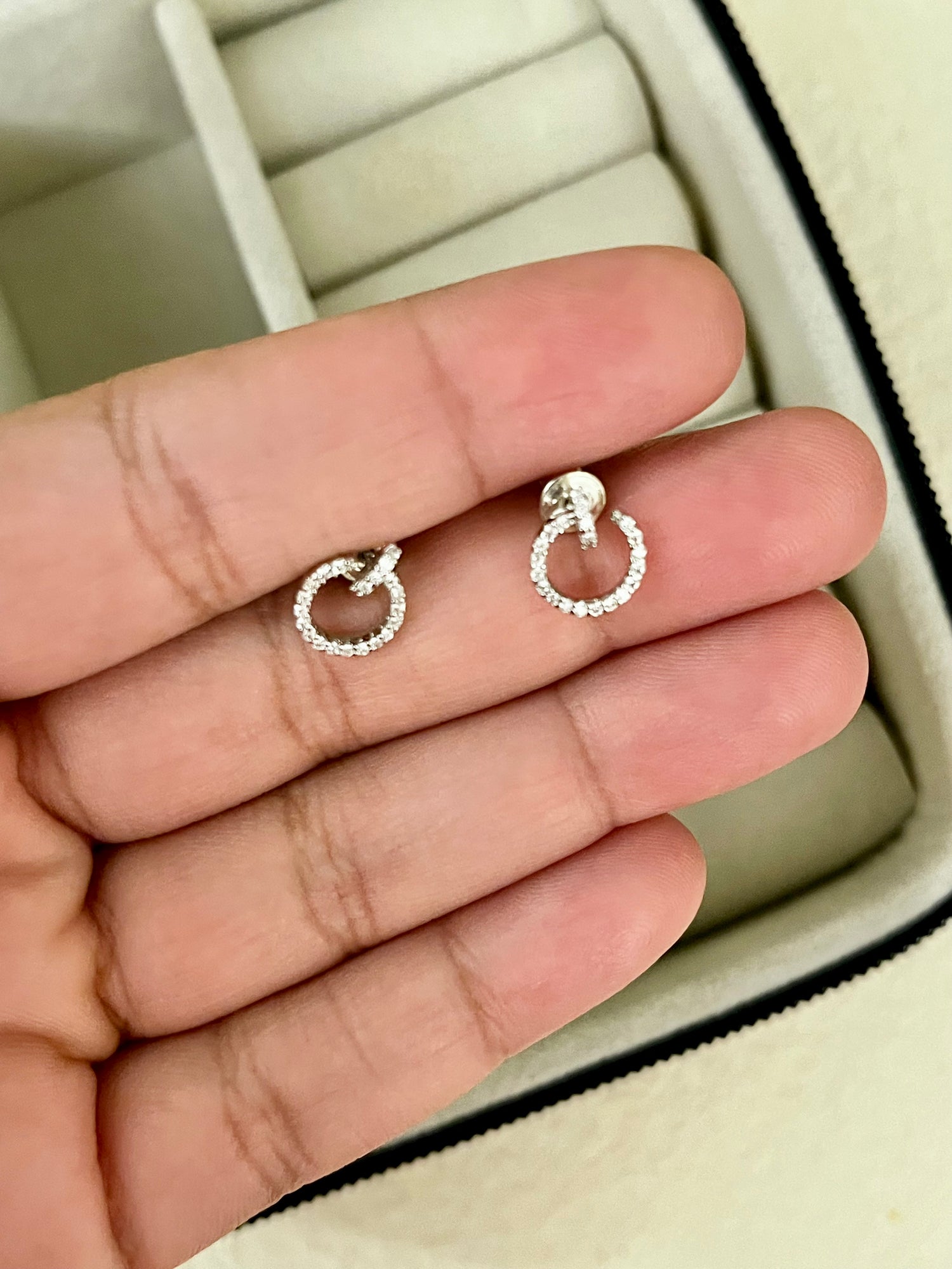 Silver Studded Studs