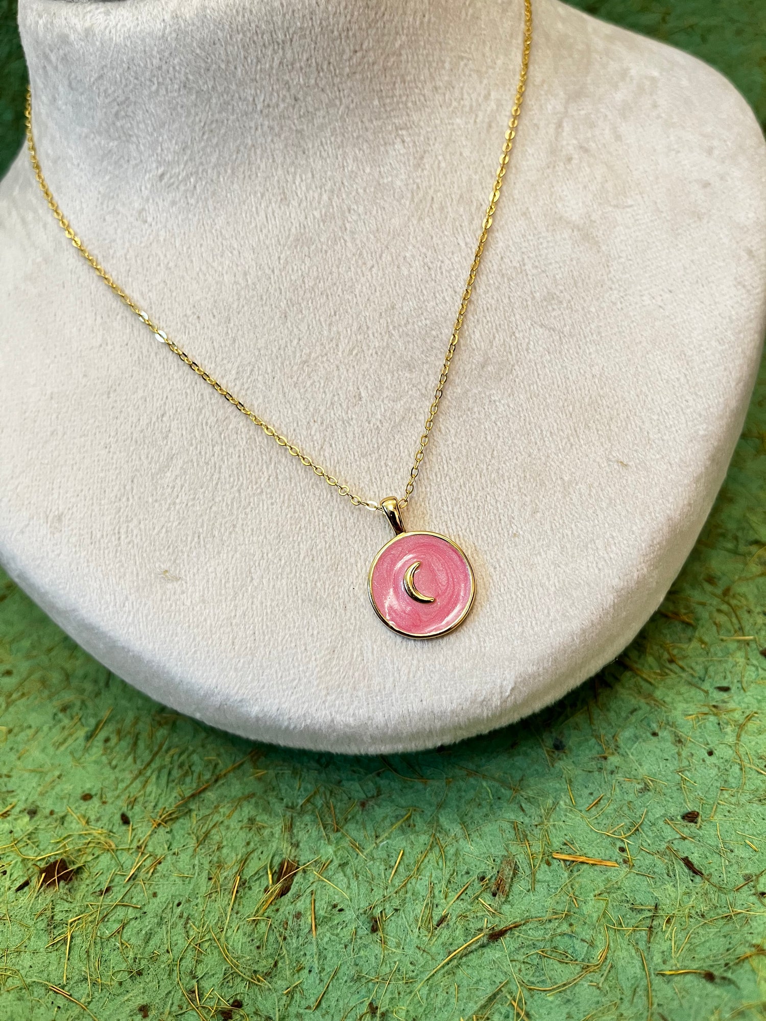 Pink Moon Necklace
