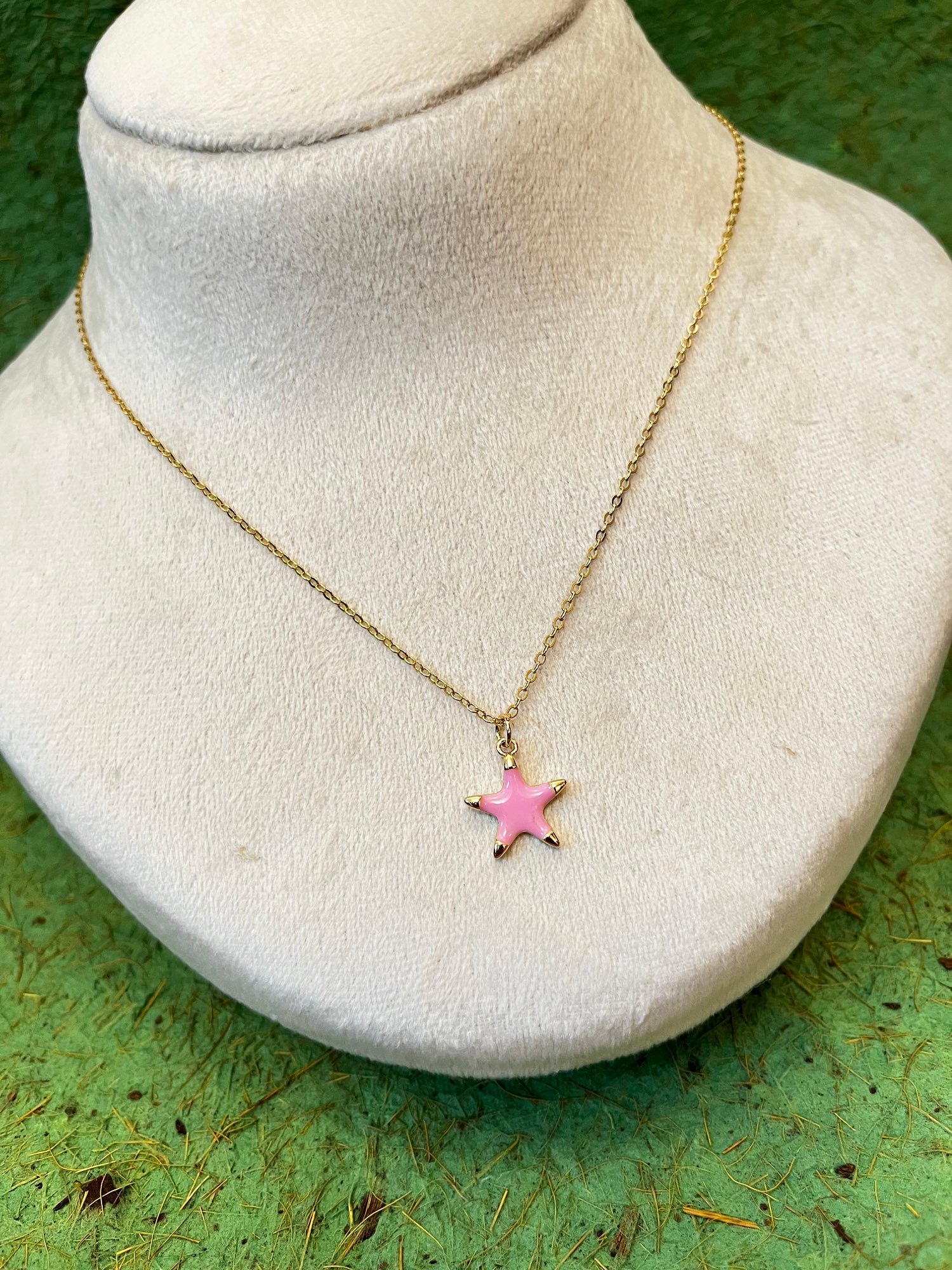 Pink Star Necklace