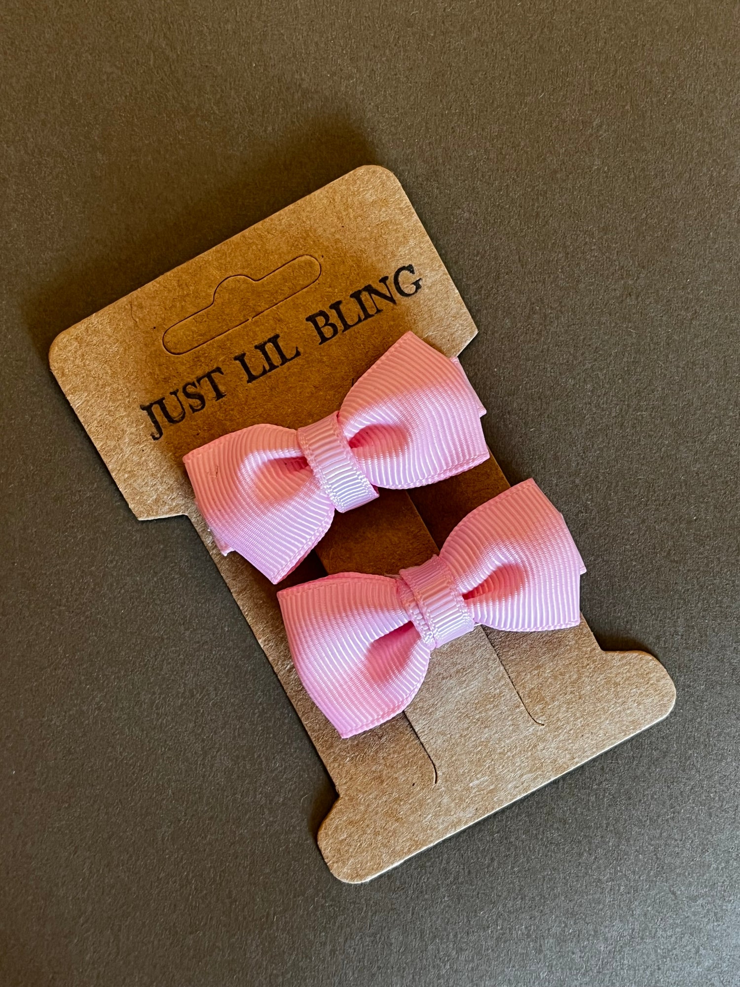 Fabric Bow Hair Clips