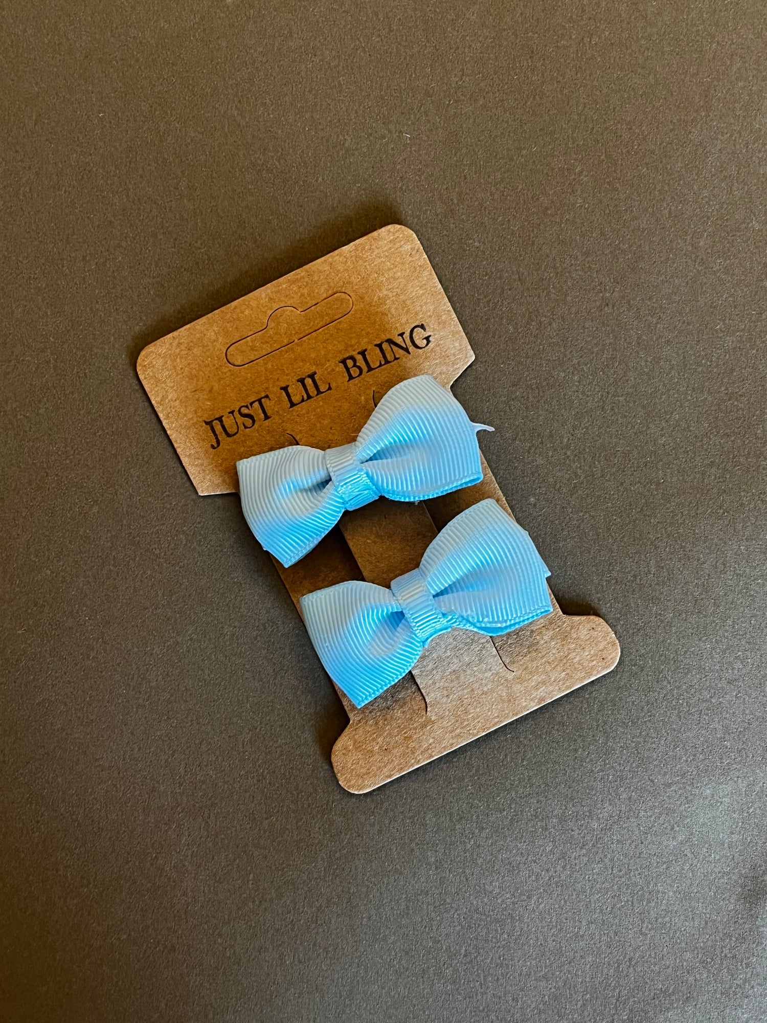 Fabric Bow Hair Clips