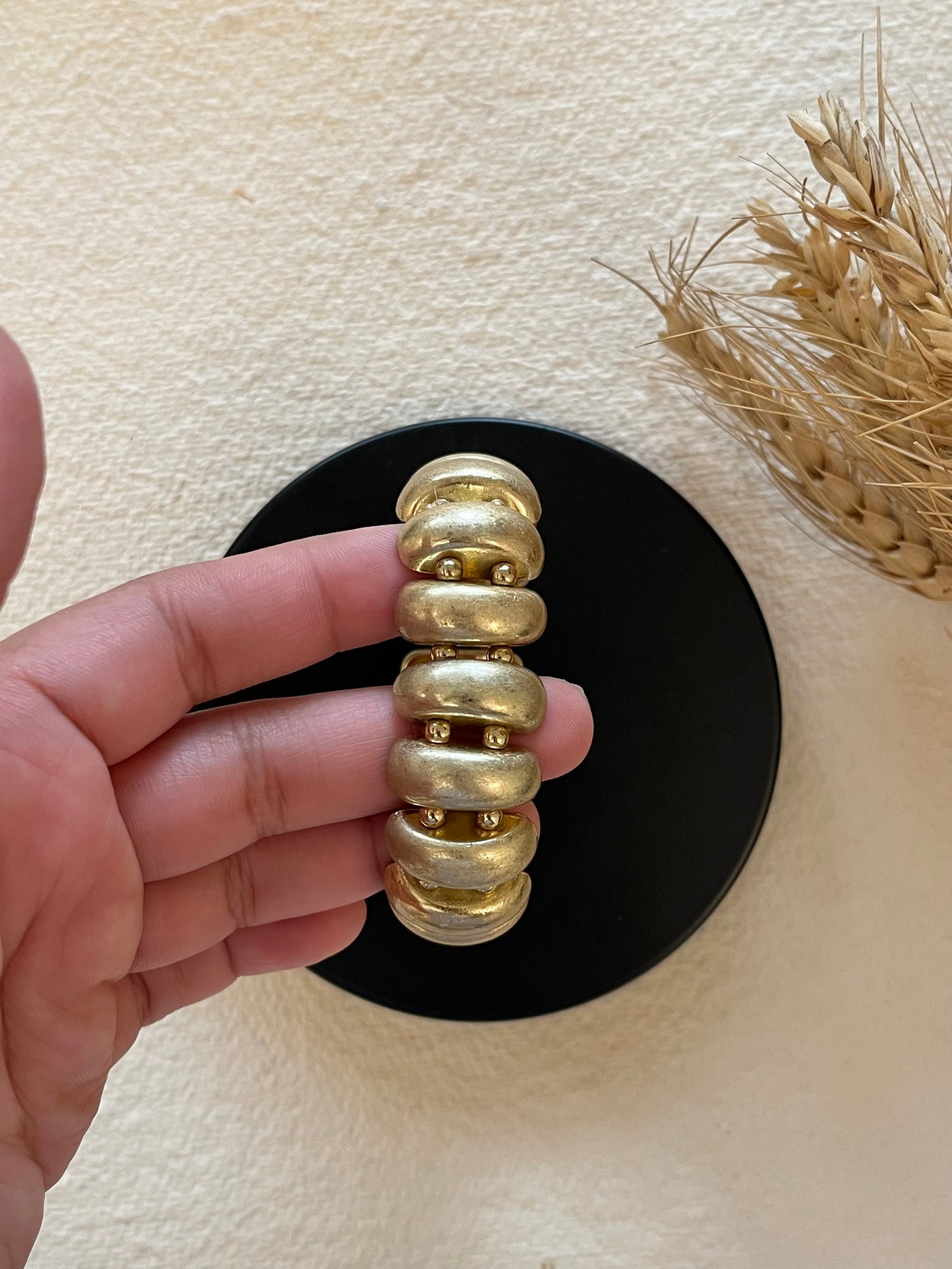 Elastic Brass Bracelet