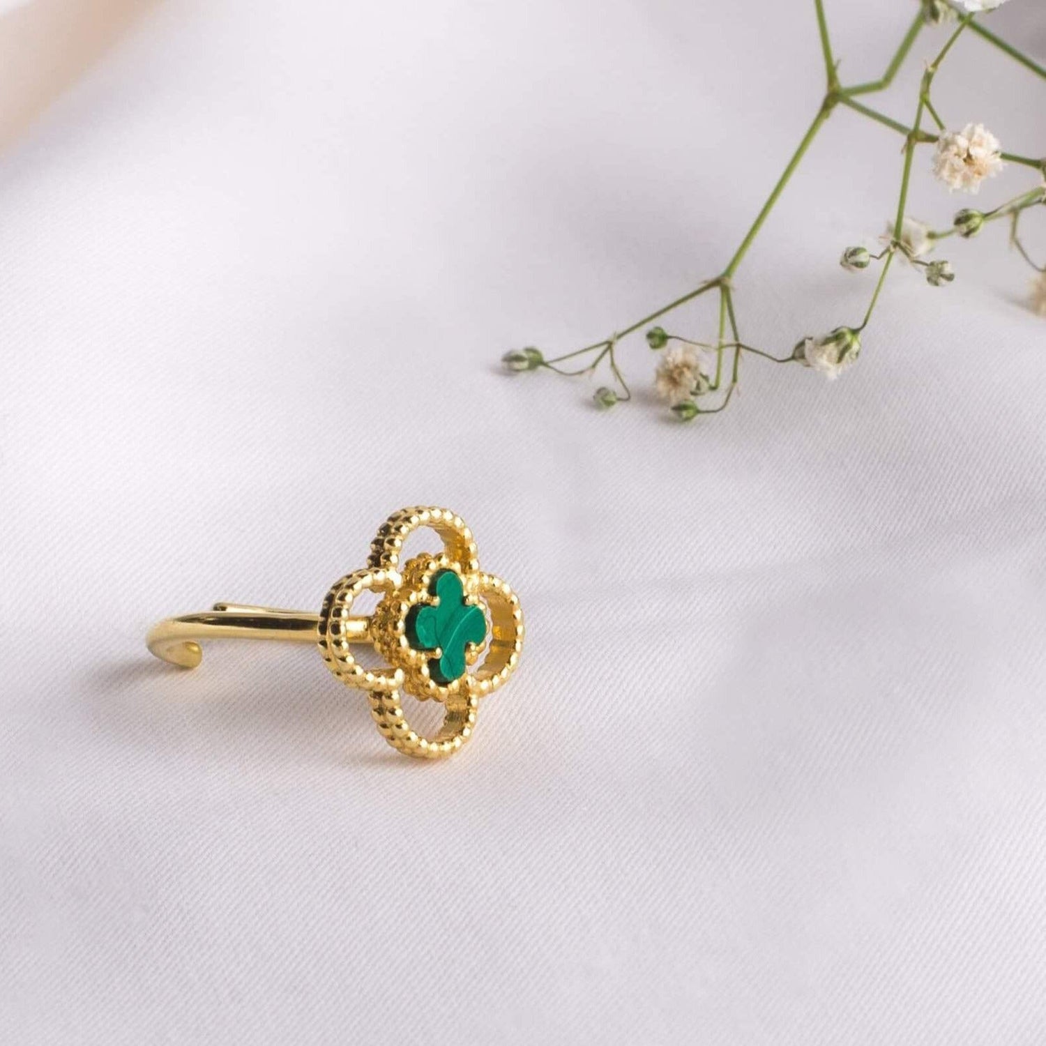 4Leaf Clover Ring - Gold
