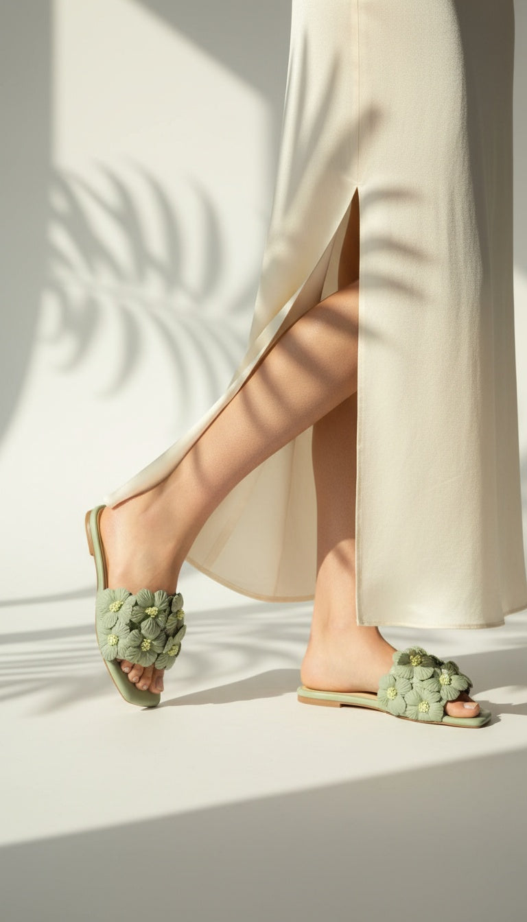 Gili Flats - Sea Green