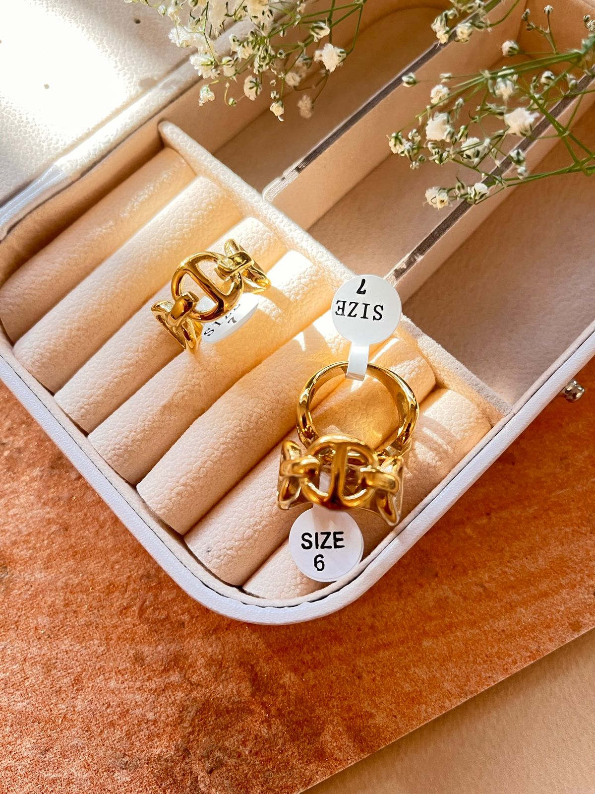 Coffee Bean Ring - Size 7