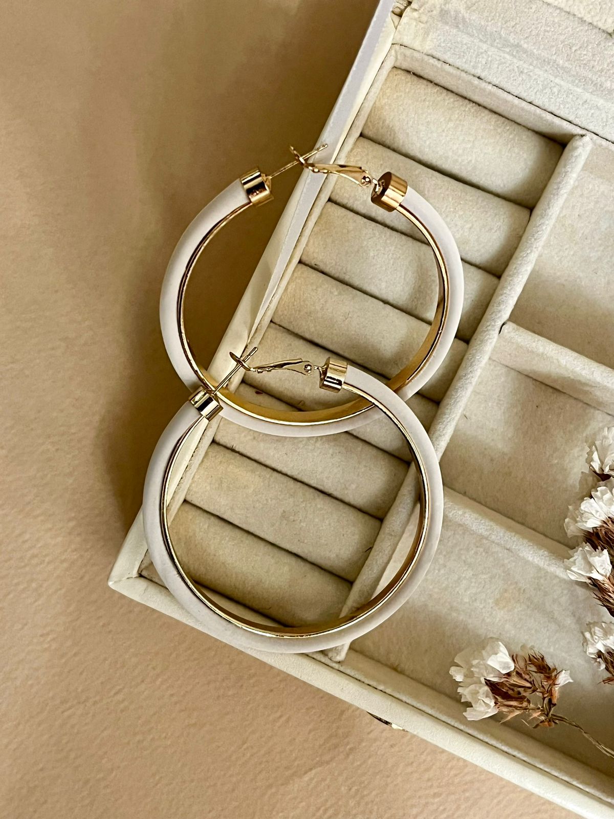 White Hoops - Rubberised