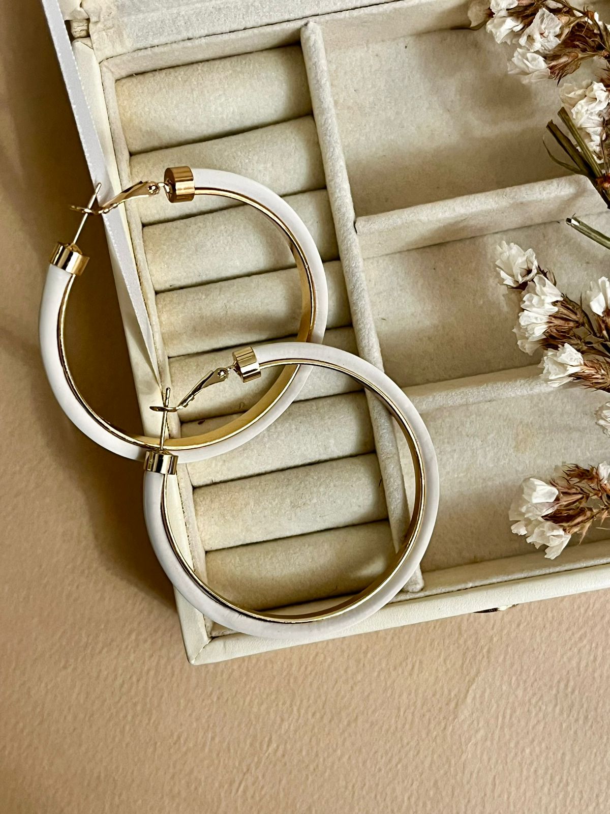 White Hoops - Rubberised