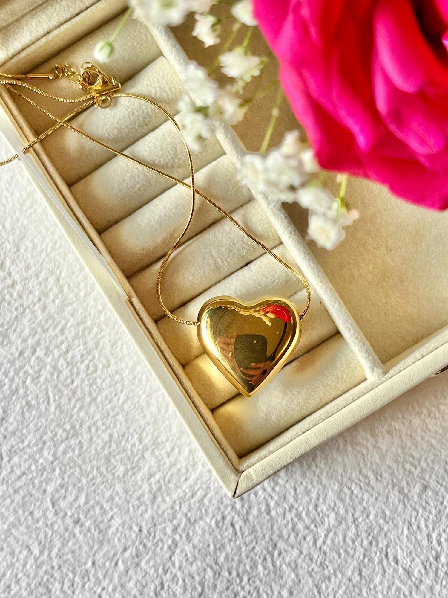 Puffy Heart Necklace