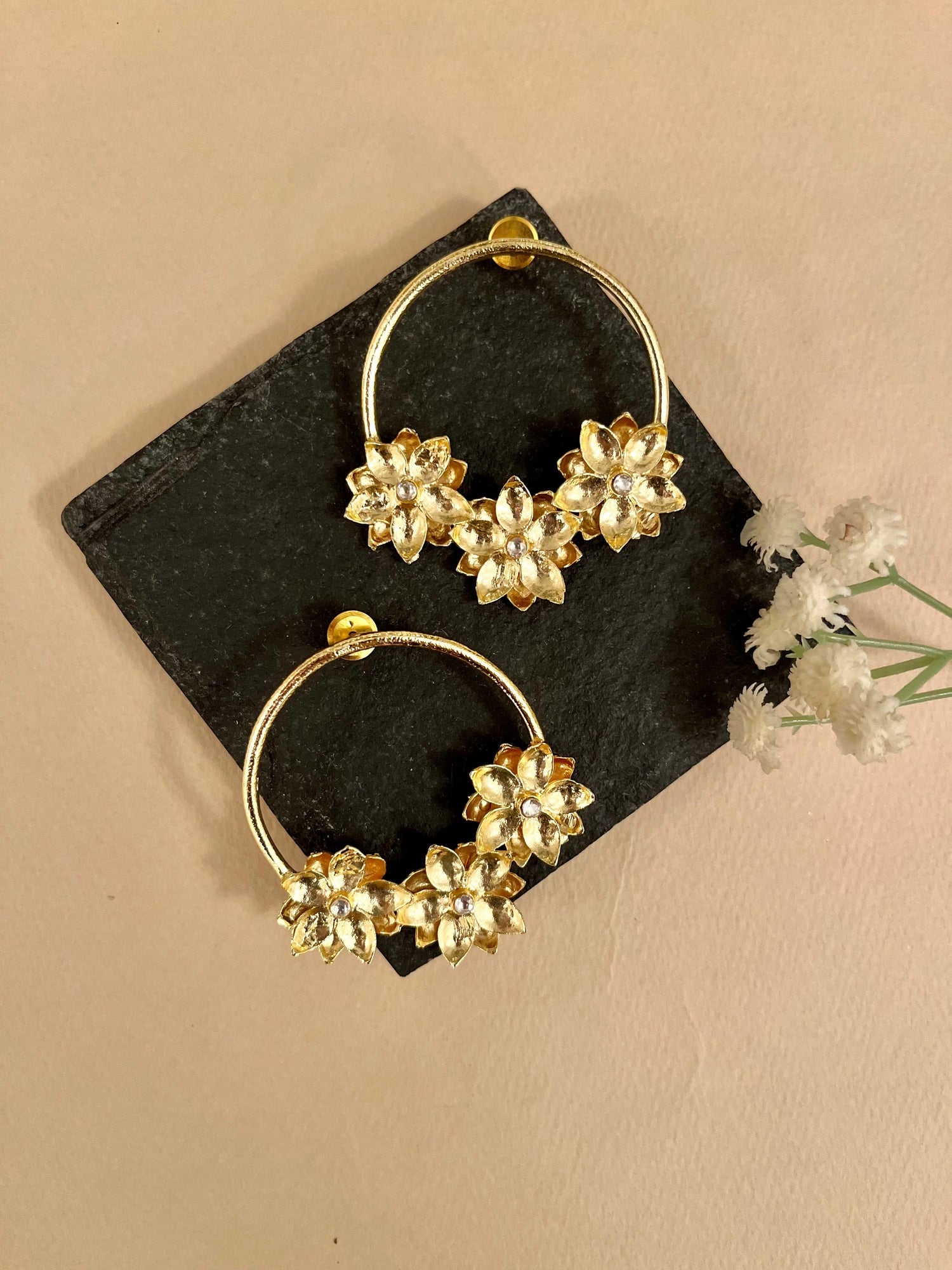 Floral Bali Earrings