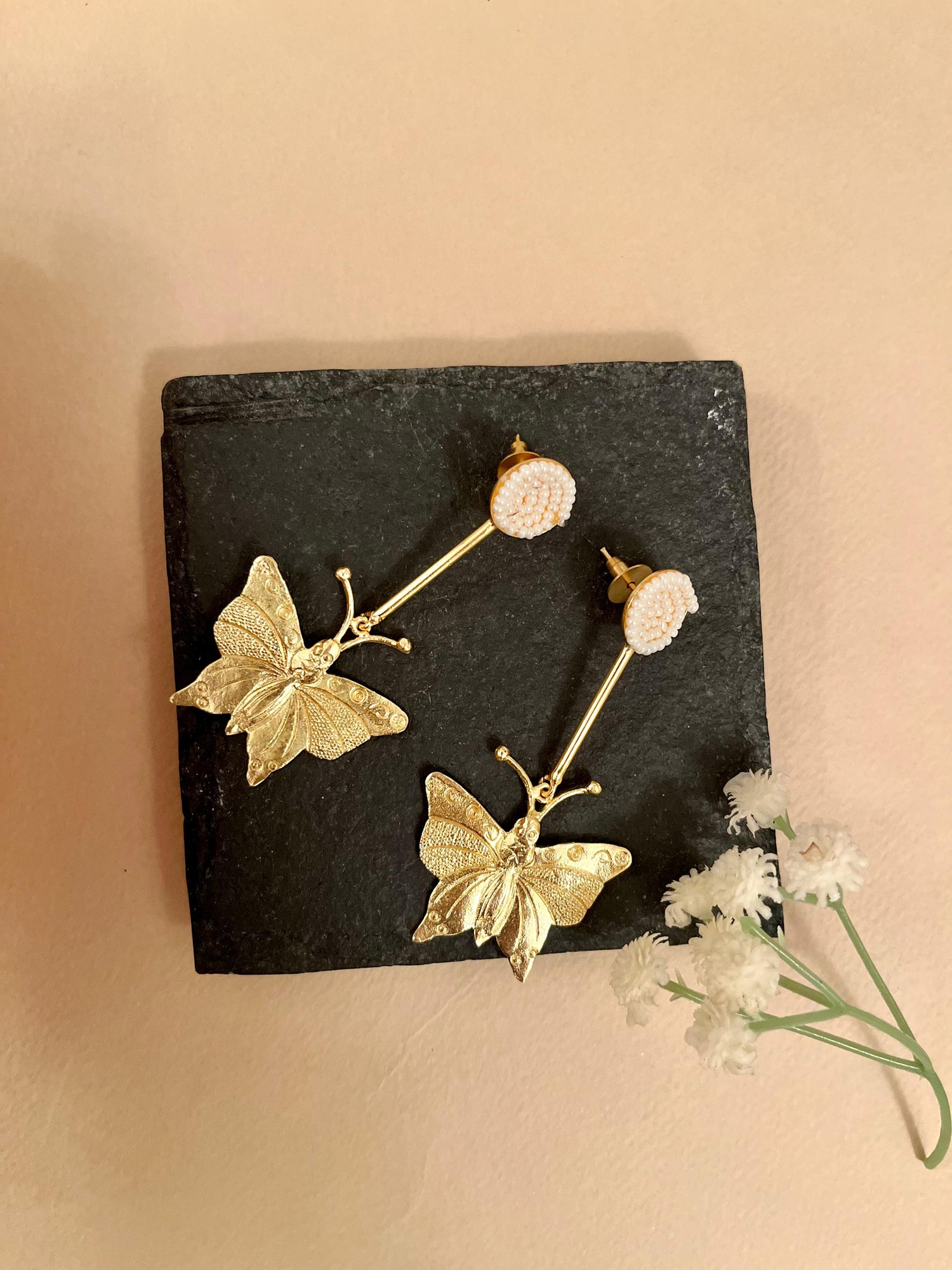 Long Butterfly Earrings