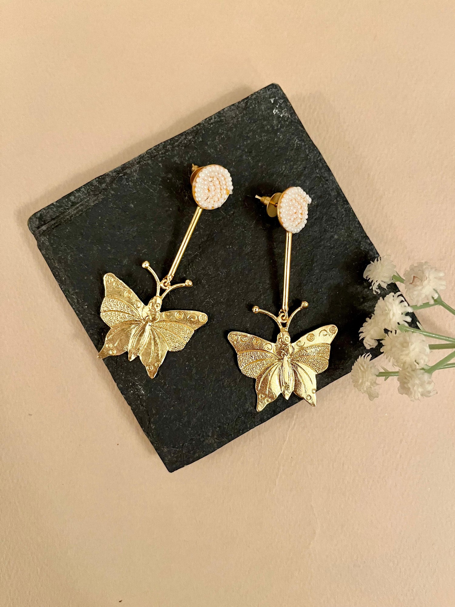 Long Butterfly Earrings