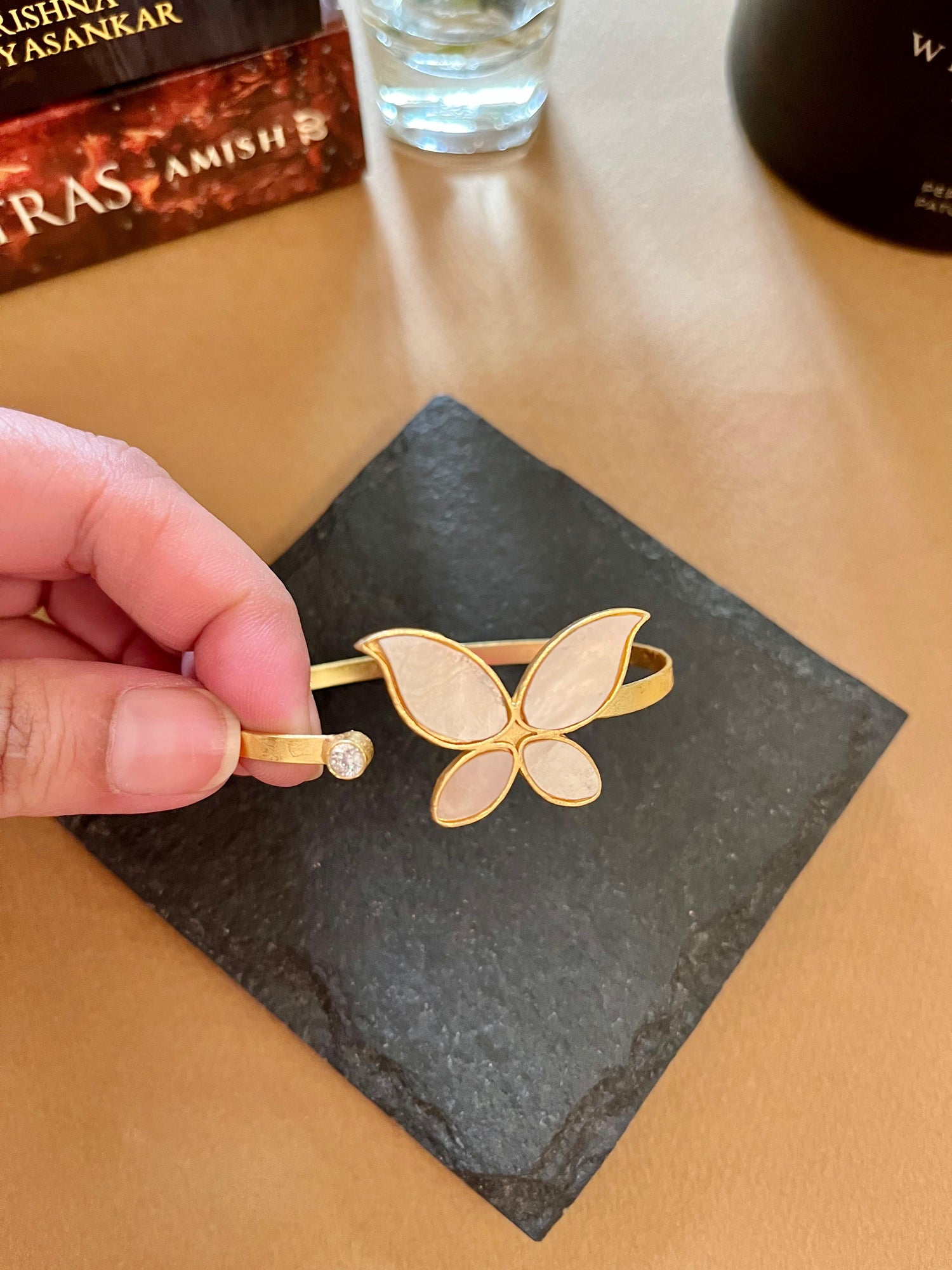 Mother of Pearl Butterfly Bracelet