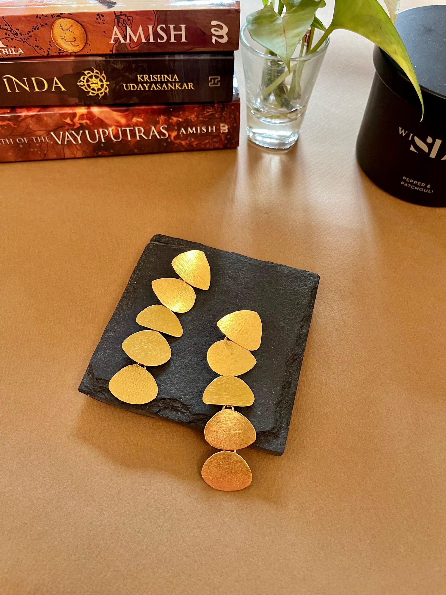 Geometrical Shape Long Earrings