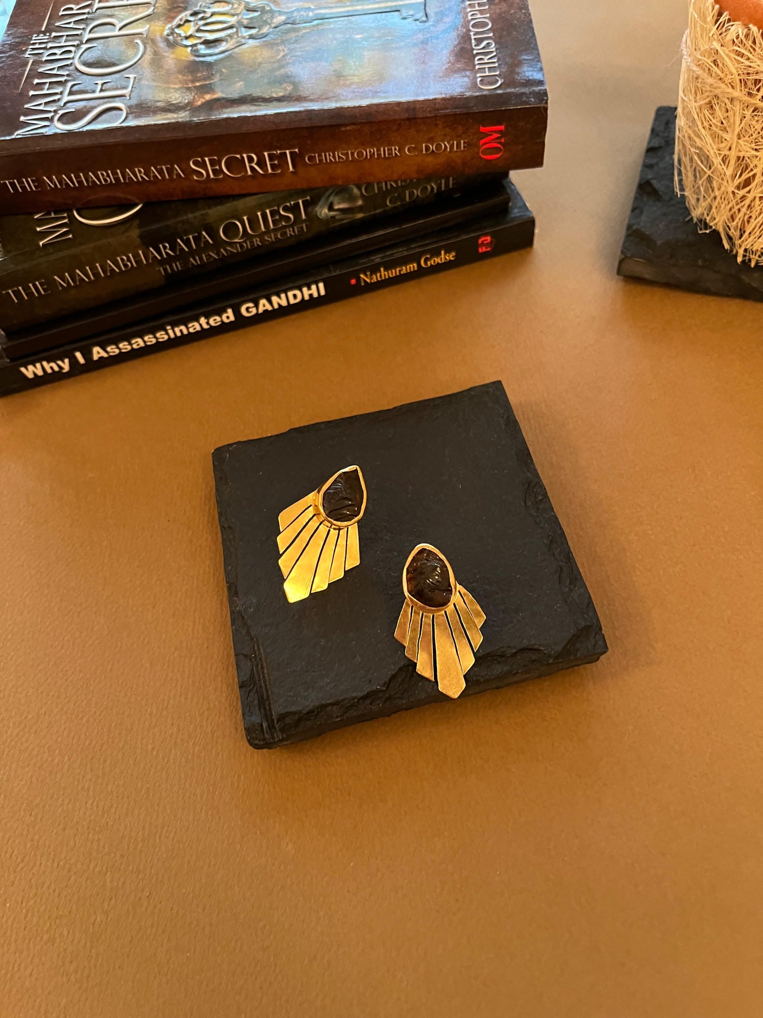 Black Feather Earrings