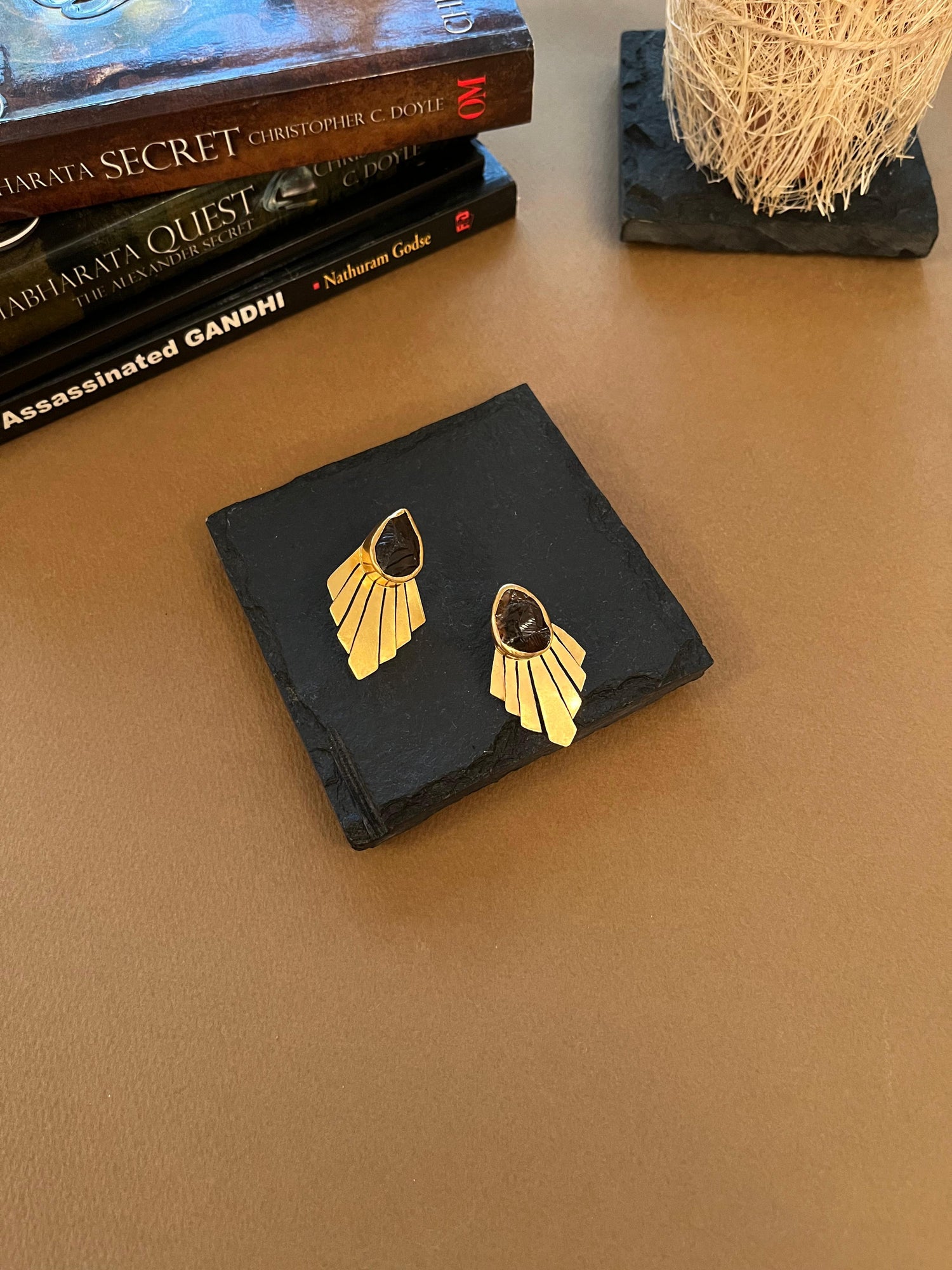 Black Feather Earrings