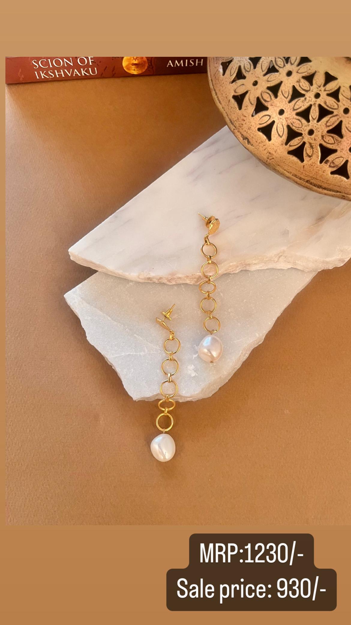 Baroque Long Earrings