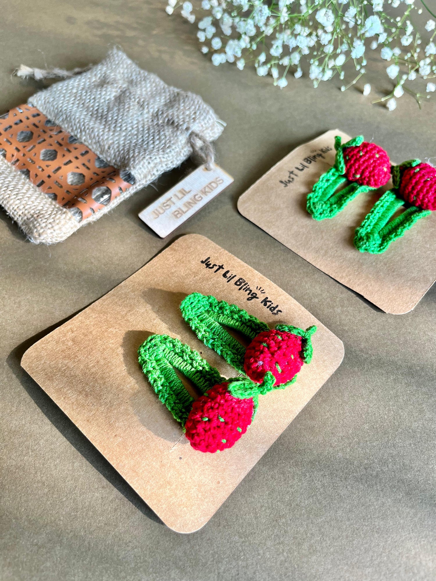 Strawberry Hair Clip (Pair)