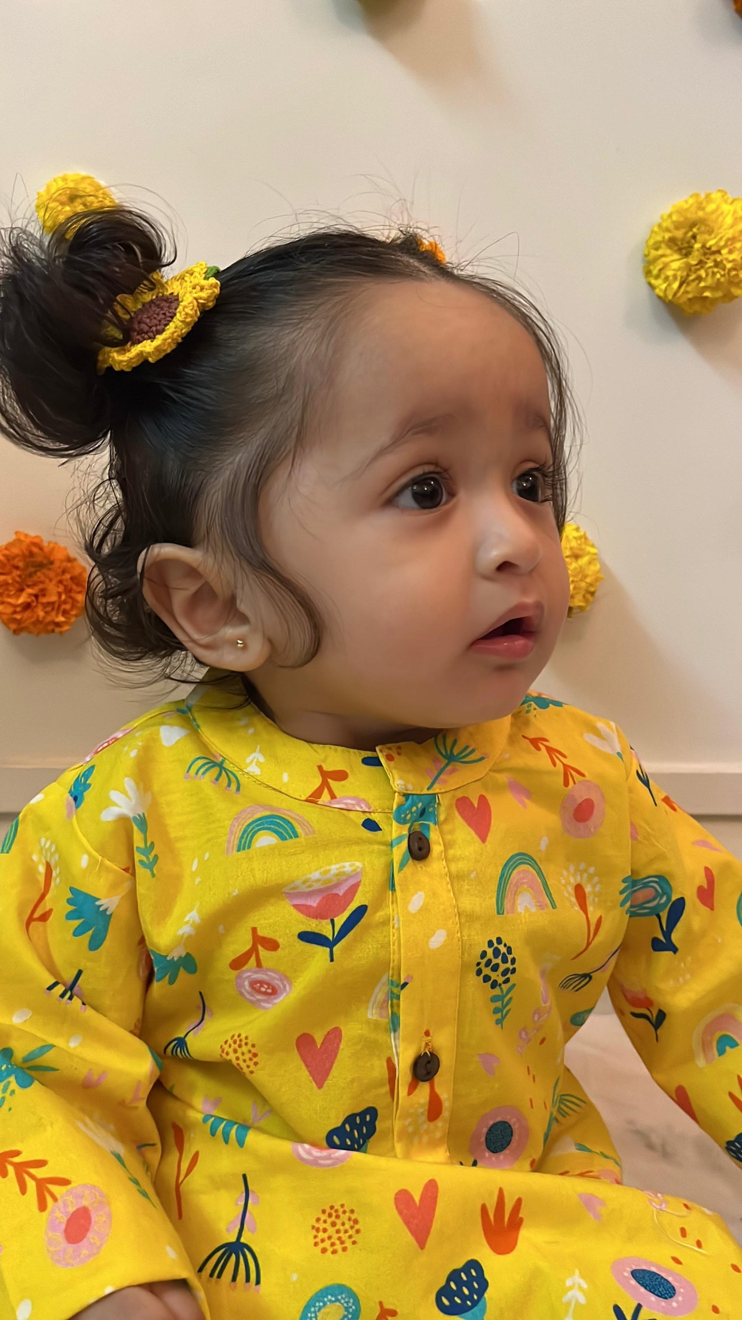 Sunflower Hair Clip (Pair)