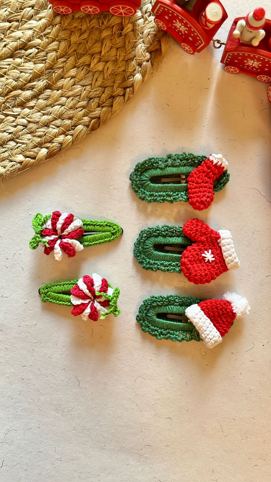 Christmas Hair Clips (Pack of 3)