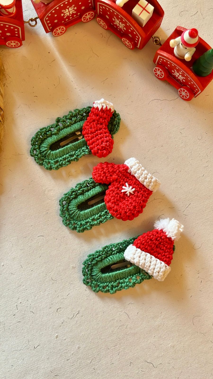 Christmas Hair Clips (Pack of 3)