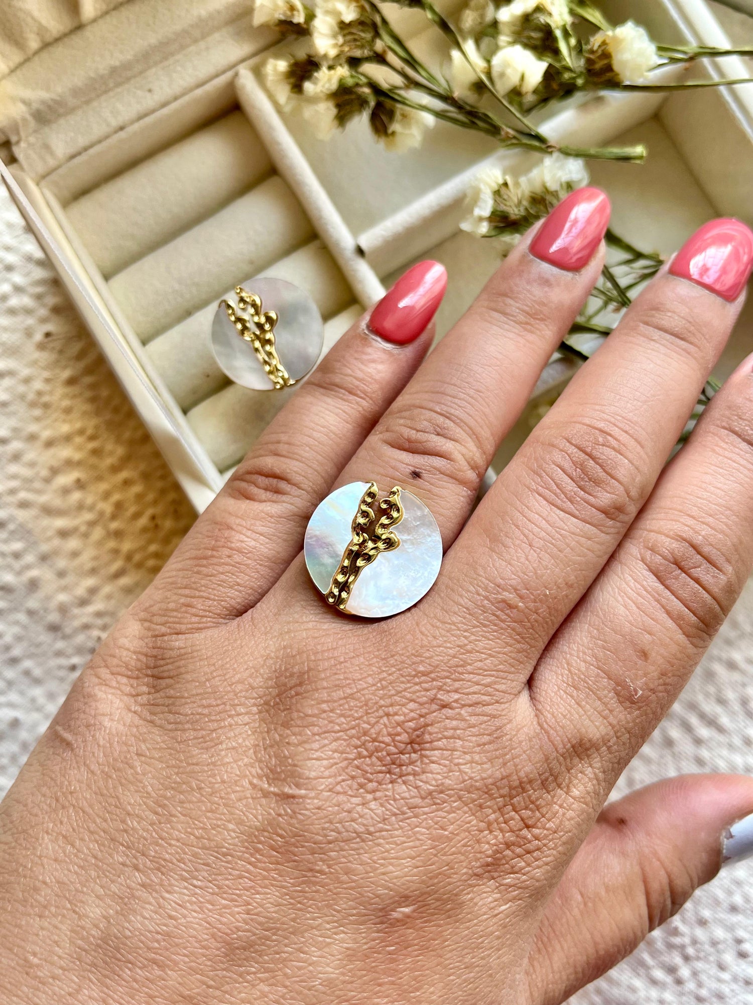 Mother of Pearl Ring