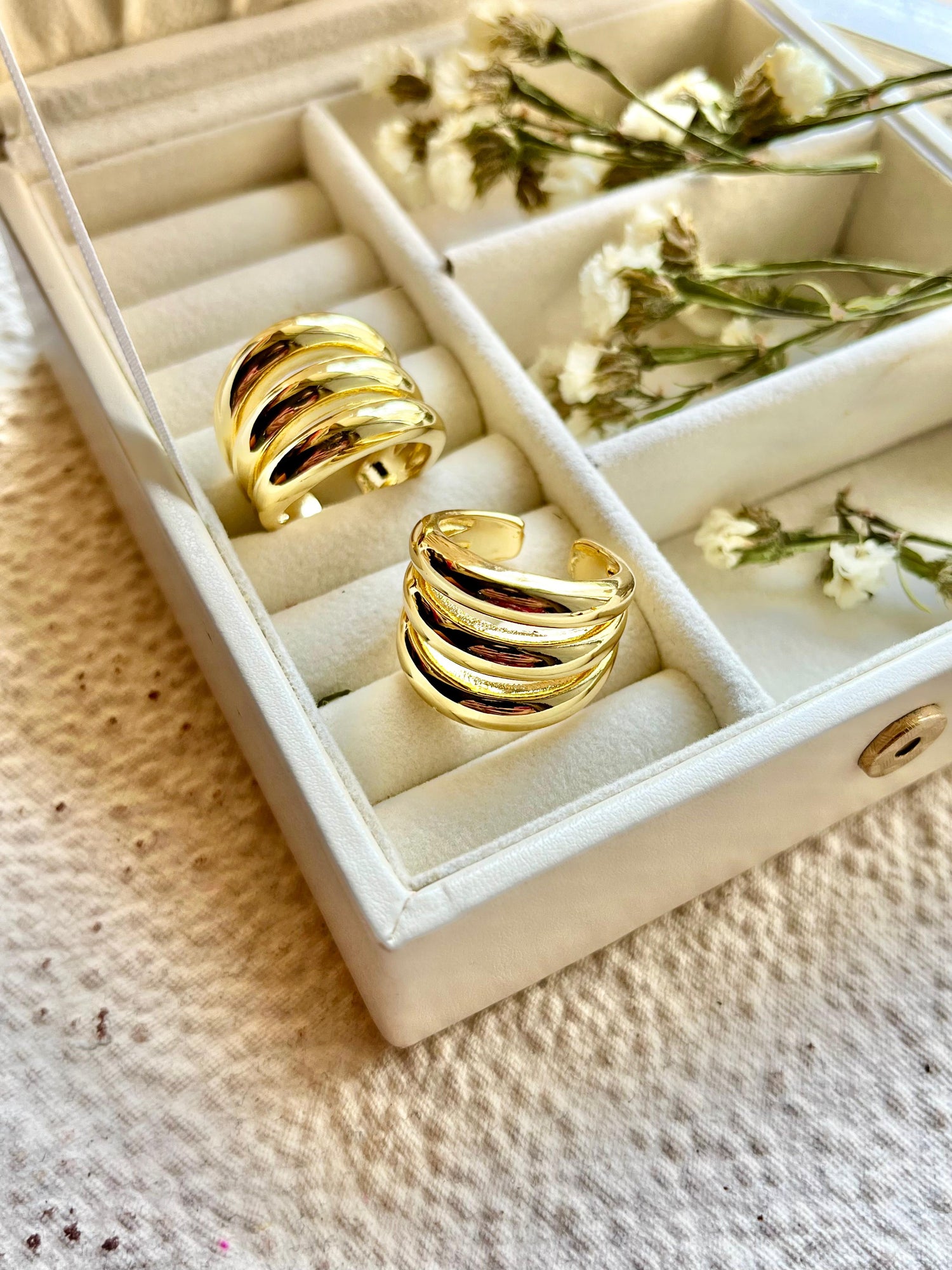 Thick Triple Layer Ring