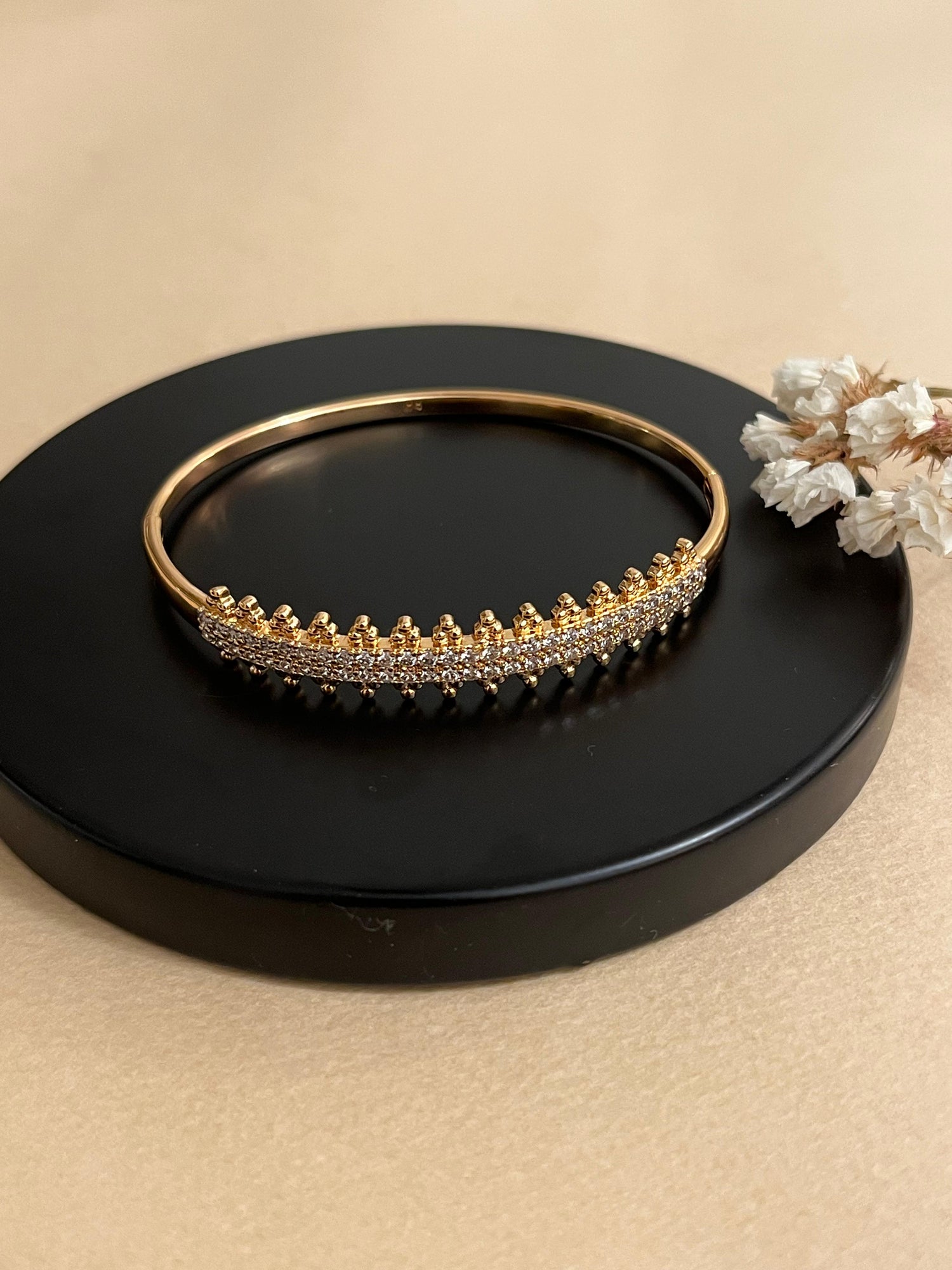 Rosegold Studded Boondi Bracelet