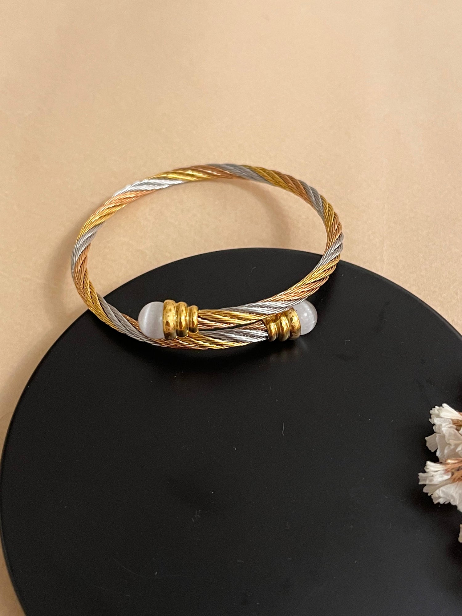 Triple Tone Bracelet