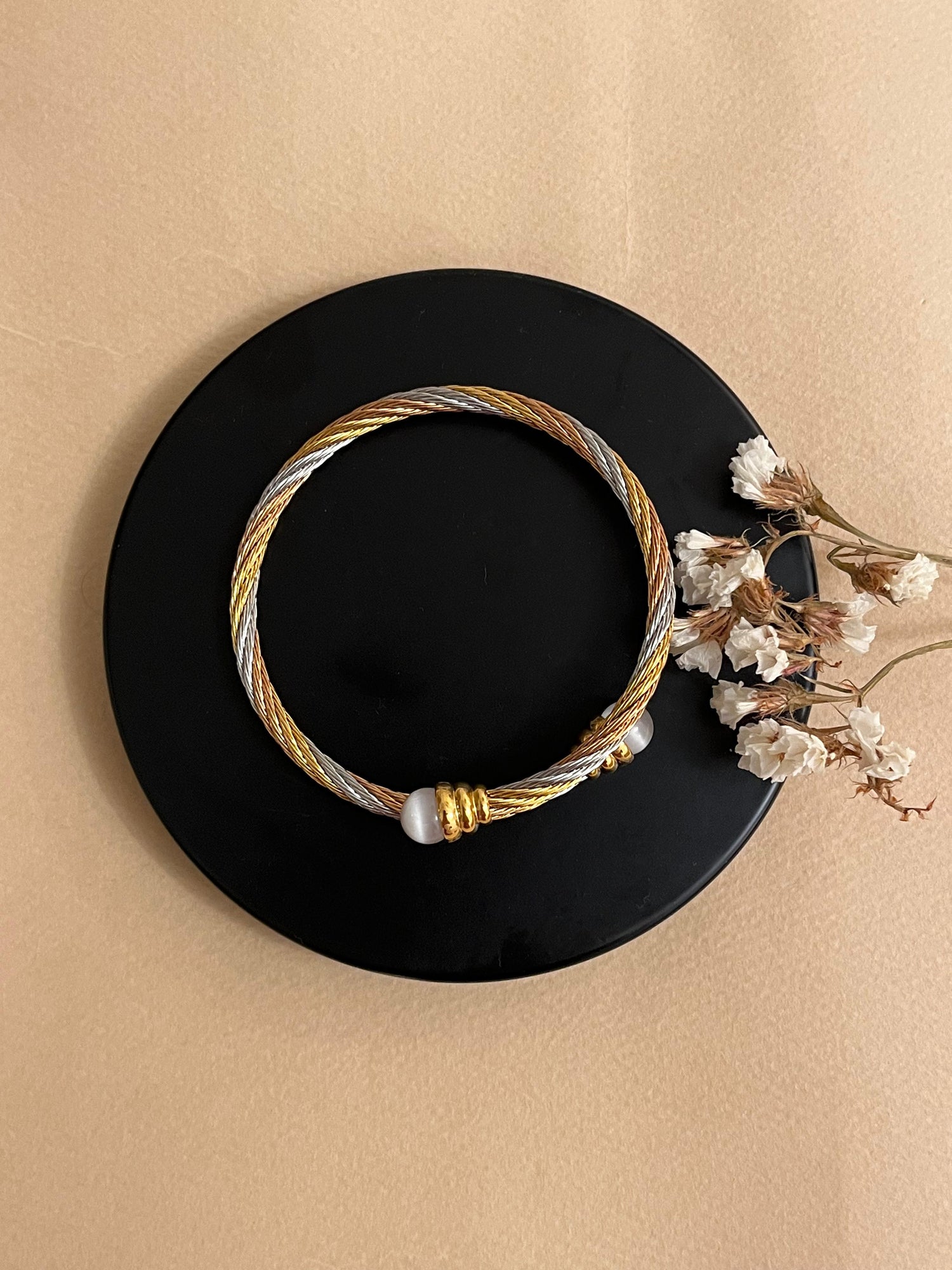 Triple Tone Bracelet