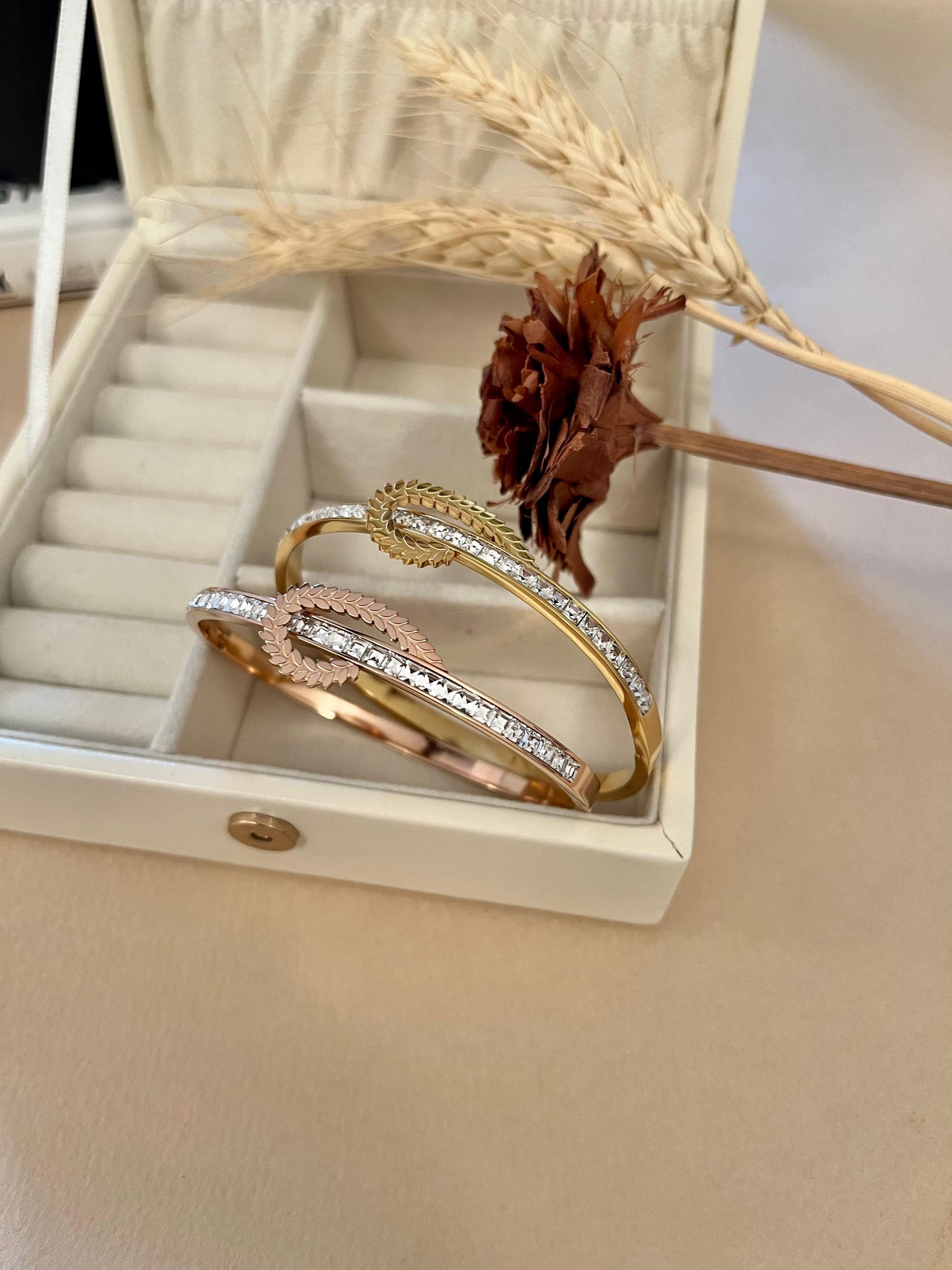 Rosegold Studded Bracelet