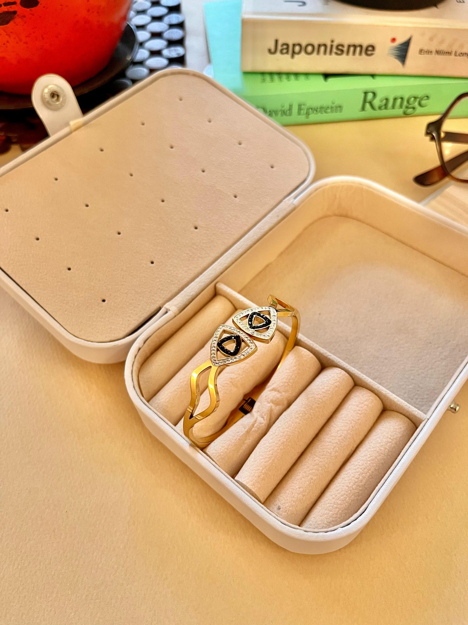 Gold  & Black Bracelet