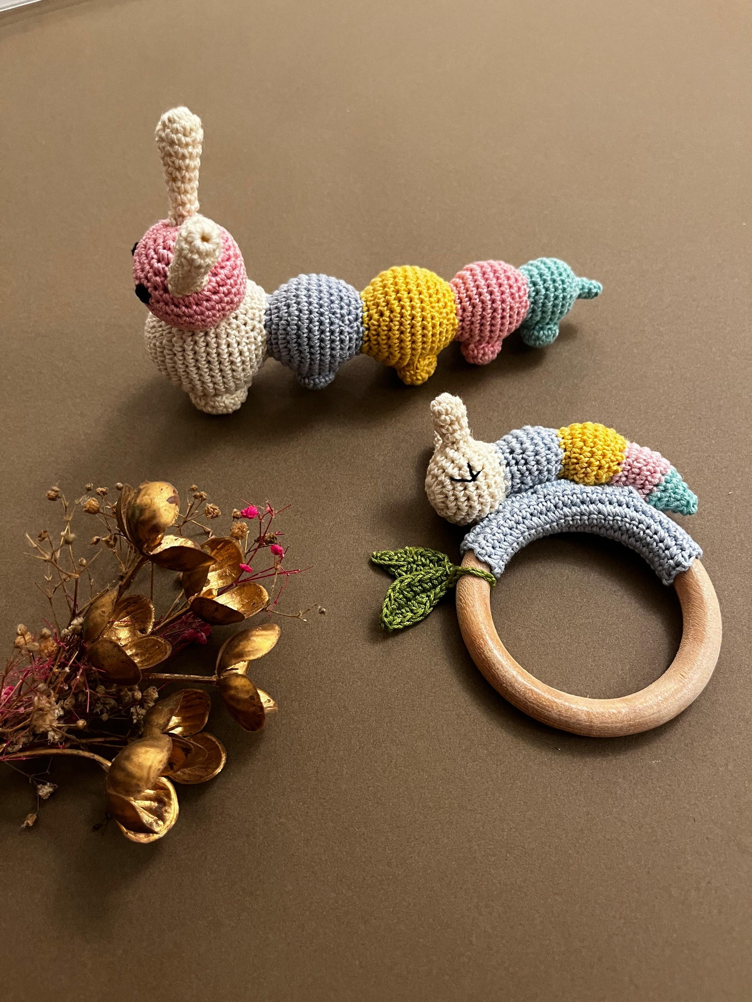 Pastel Color Caterpillar Set