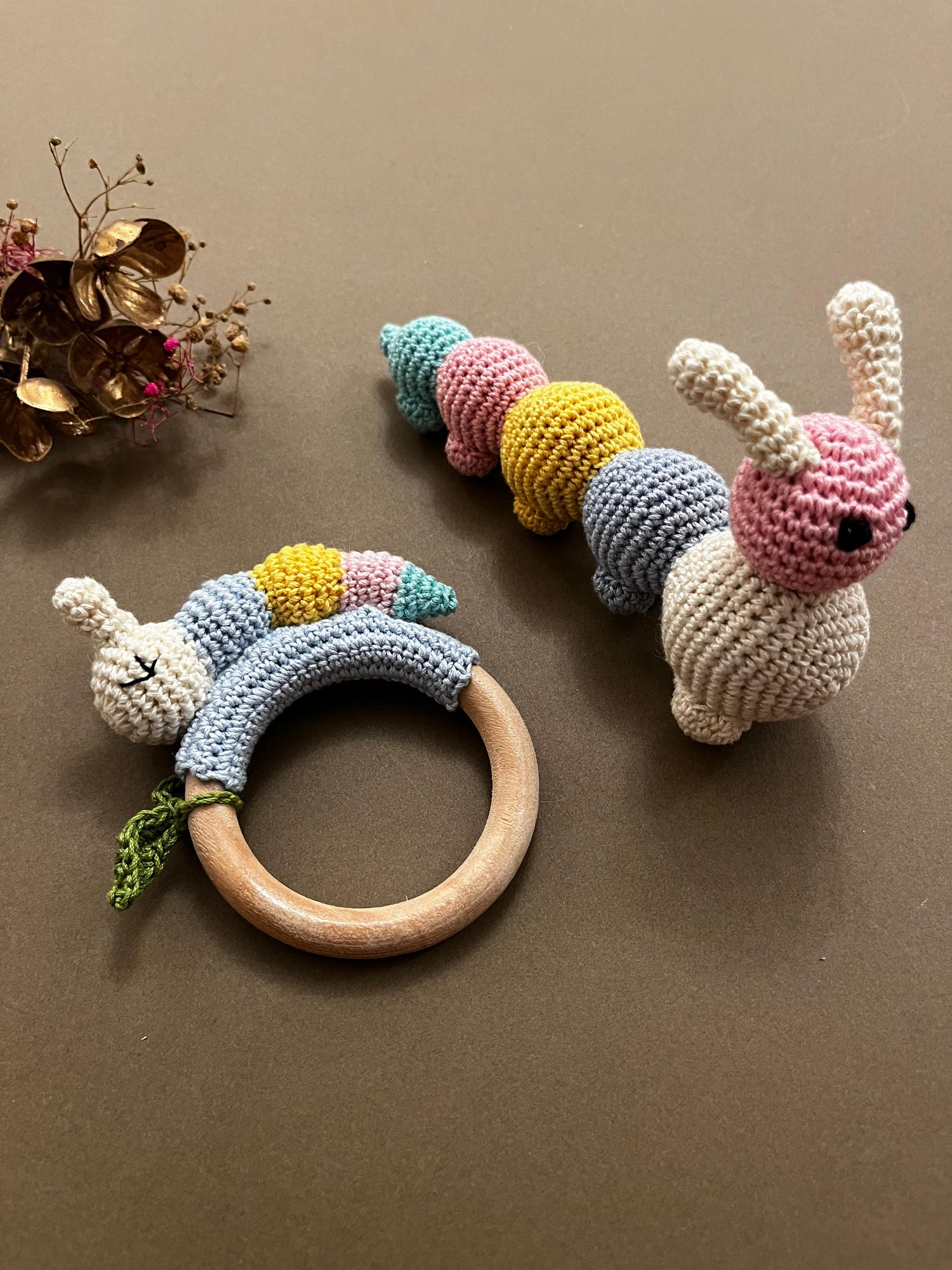 Pastel Color Caterpillar Set