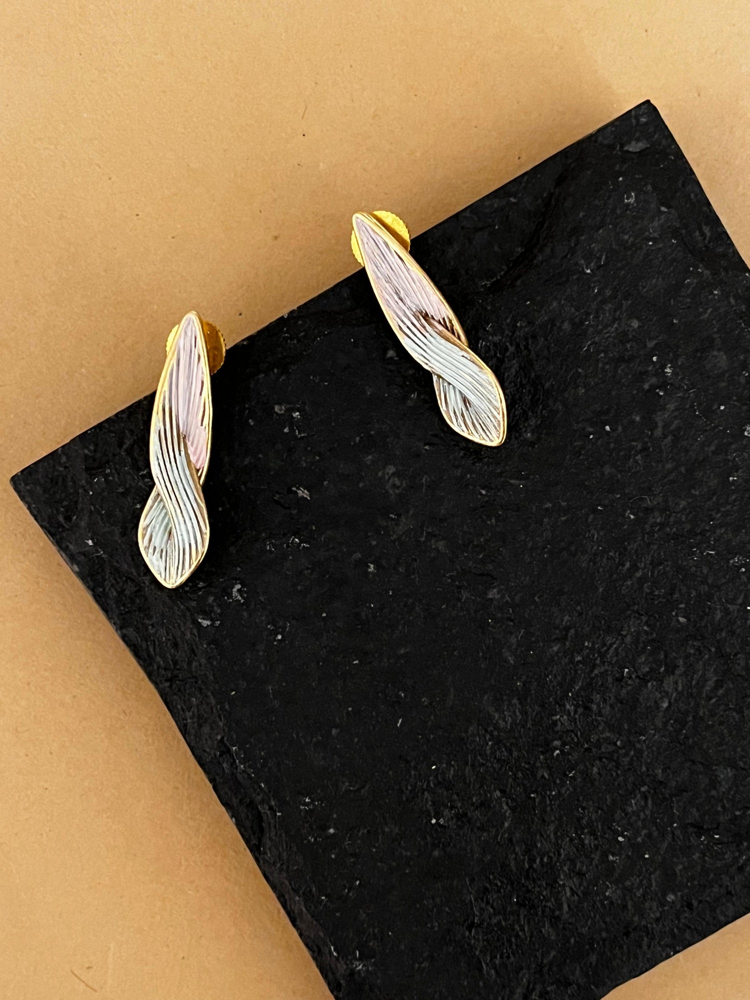 Baby Blue & Pink Earrings